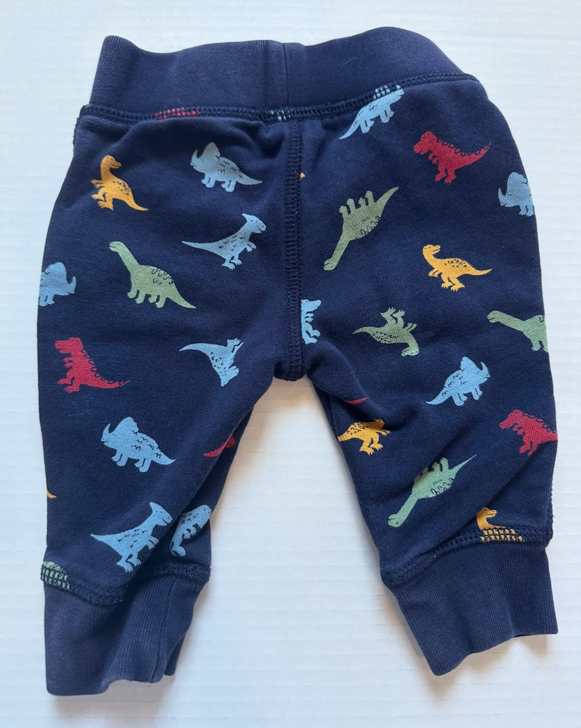 #93 Gap Navy Dinosaur Sweatpants Boys 3-6M