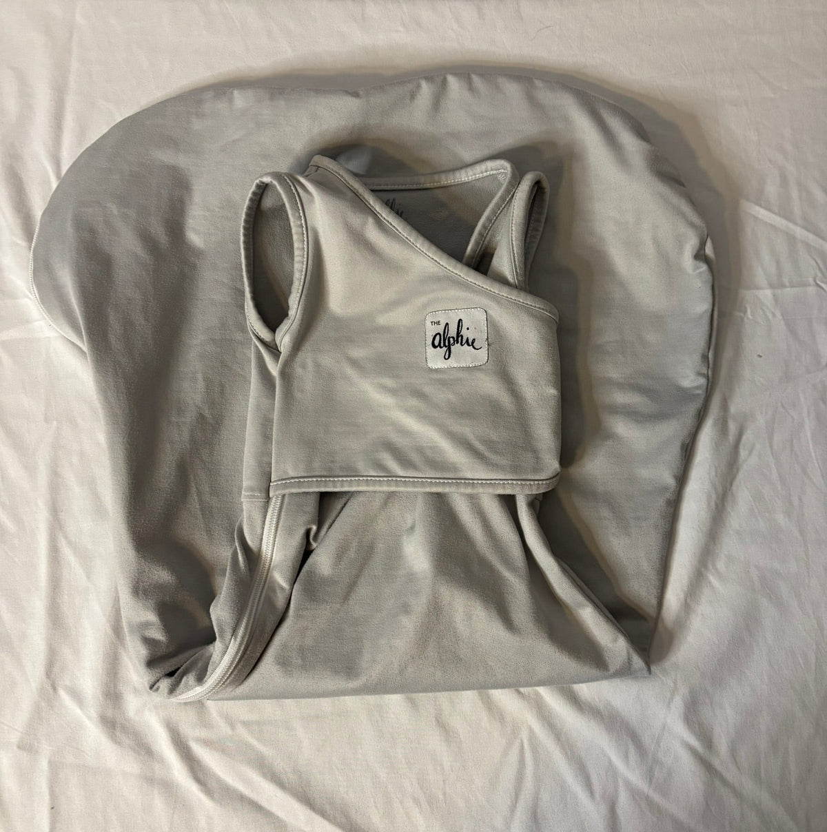 #90: The Ollie Swaddle Sleep Sack (Gray) Size 6-12 months