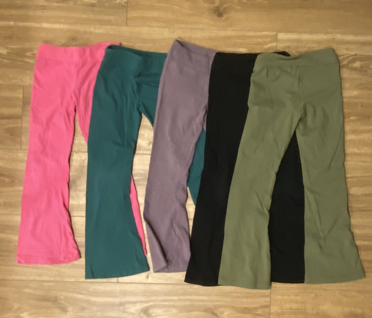 Seller #100 Girls Size 6/7 Cat and Jack Flare Leggings Bundle of 5