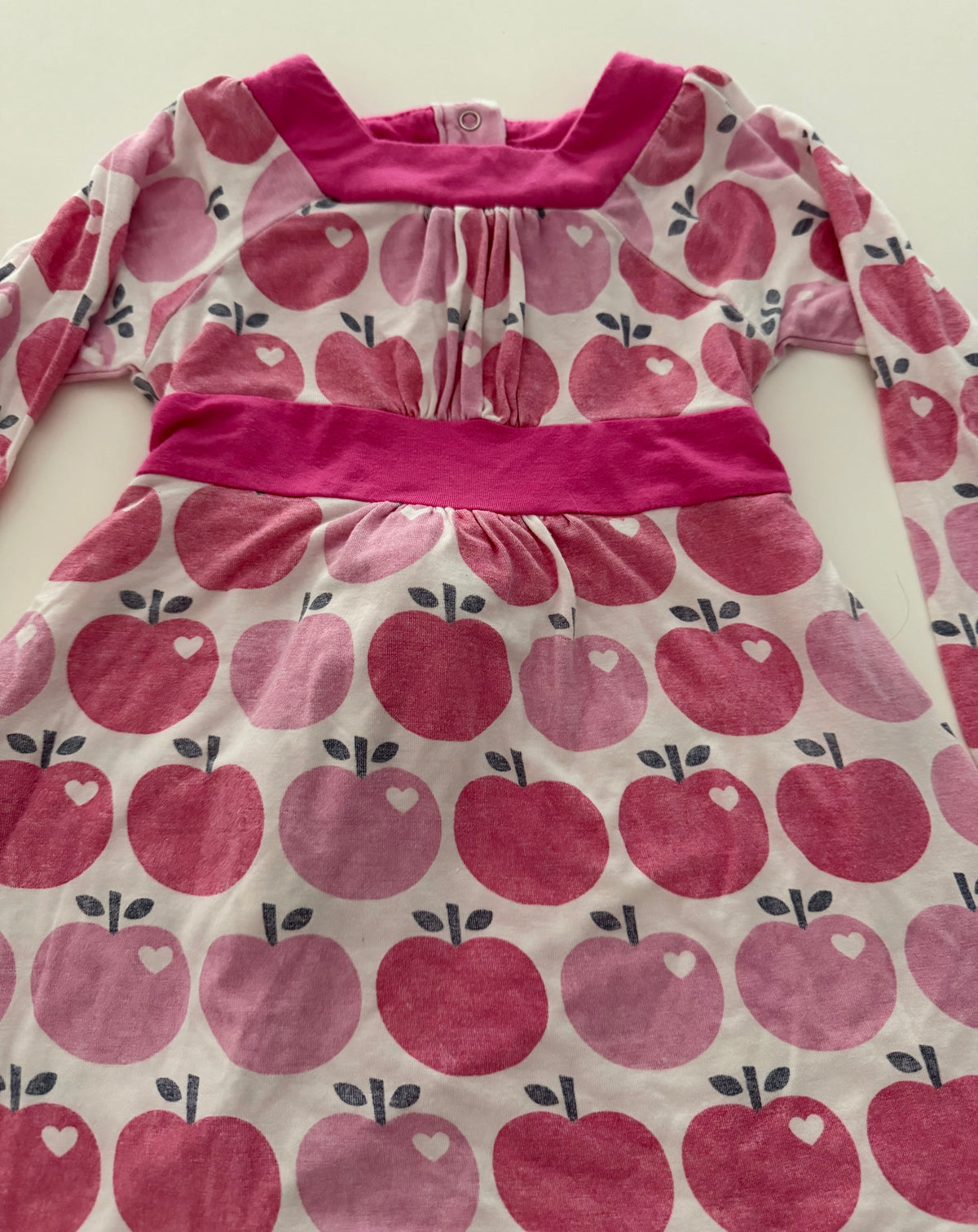 #117, Girls 24M, Silkberry Baby apples dress, Bamboo, GUC