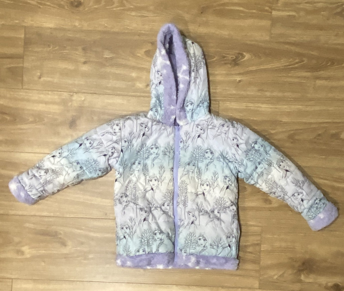 Seller #100 Girls Size 6 Disney's Frozen Reversible Jacket