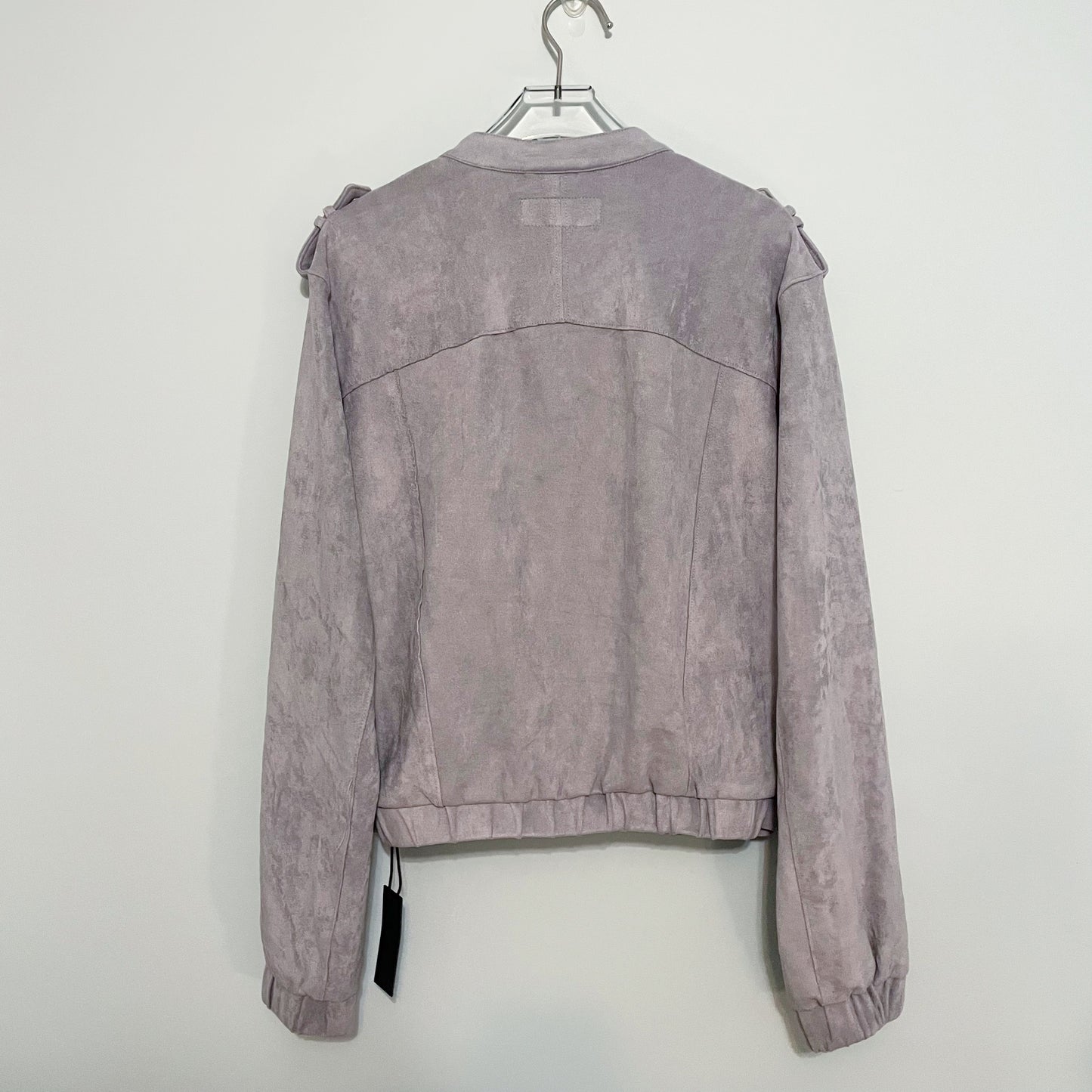 #118 | Size XL | Blank NYC Women's Faux Suede Gray Jacket