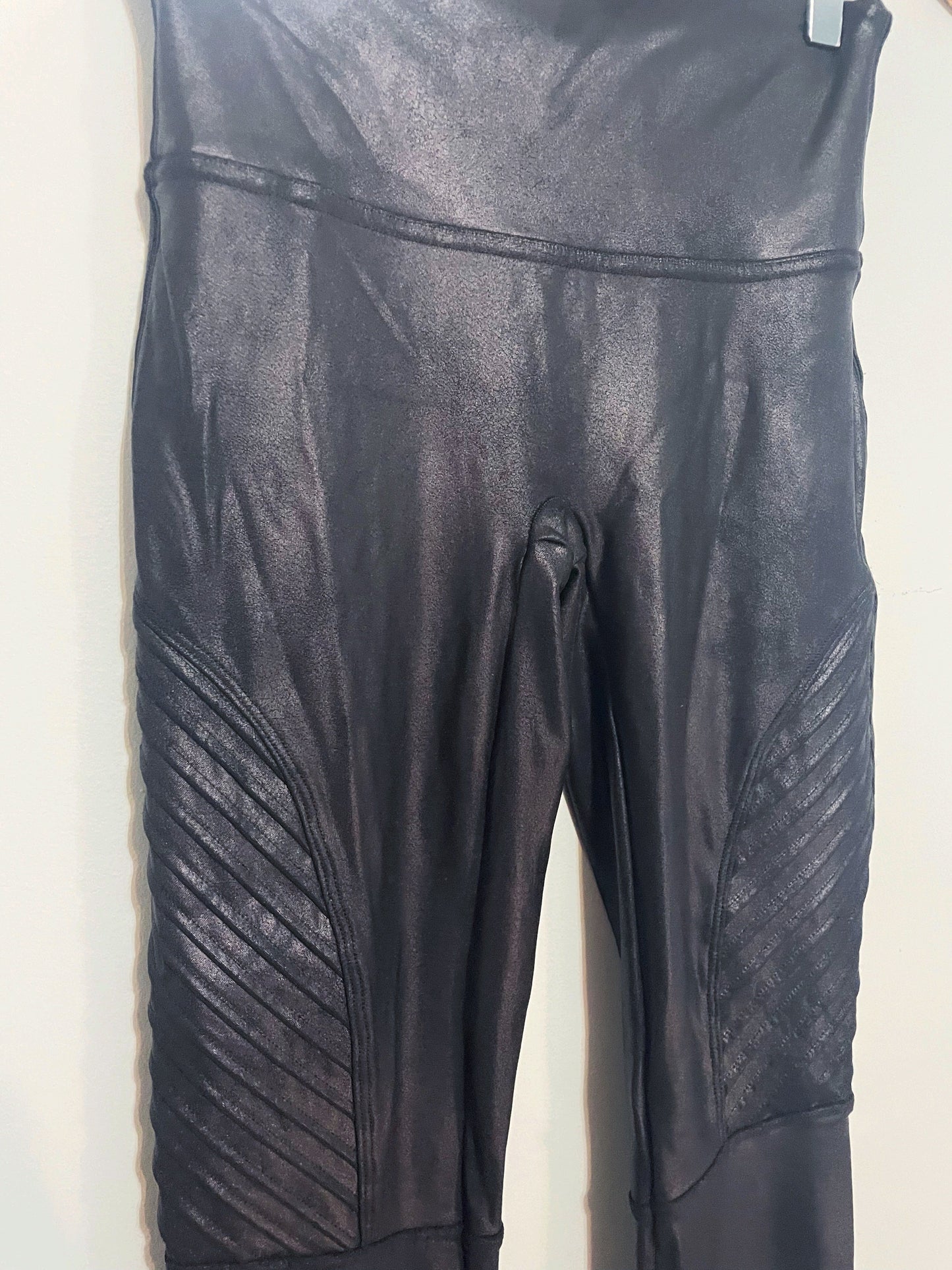 #118 | Size S | Spanx Women's Faux Leather Moto Style Leggings