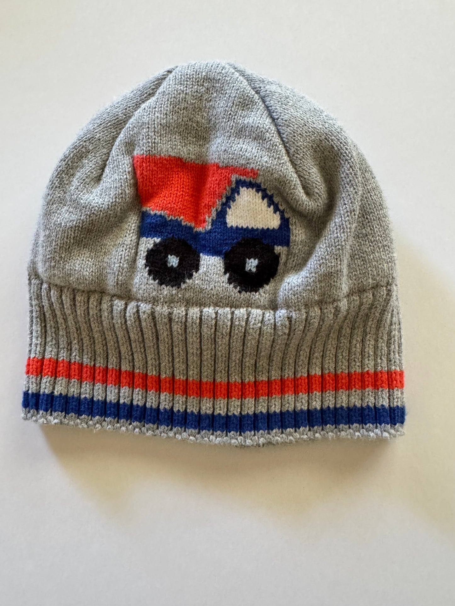 REDUCED #92 boys Gymboree 6-12 month winter lined hat truck
