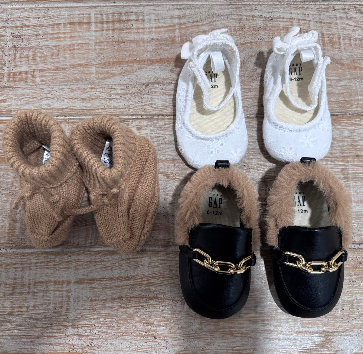 #108 Baby Gap Infant Girl Shoe Bundle