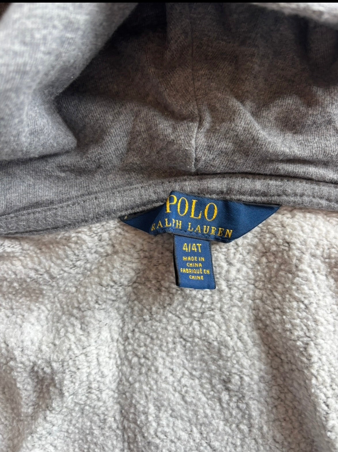 #44 Polo Ralph Lauren hooded sweatshirt size 4T