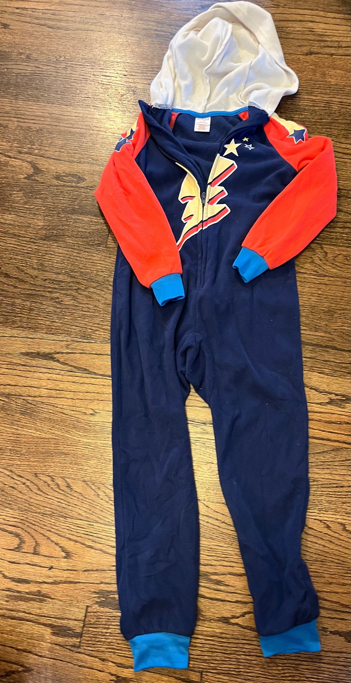 #67 Cat and Jack Superhero Fleece Pajamas 4/5