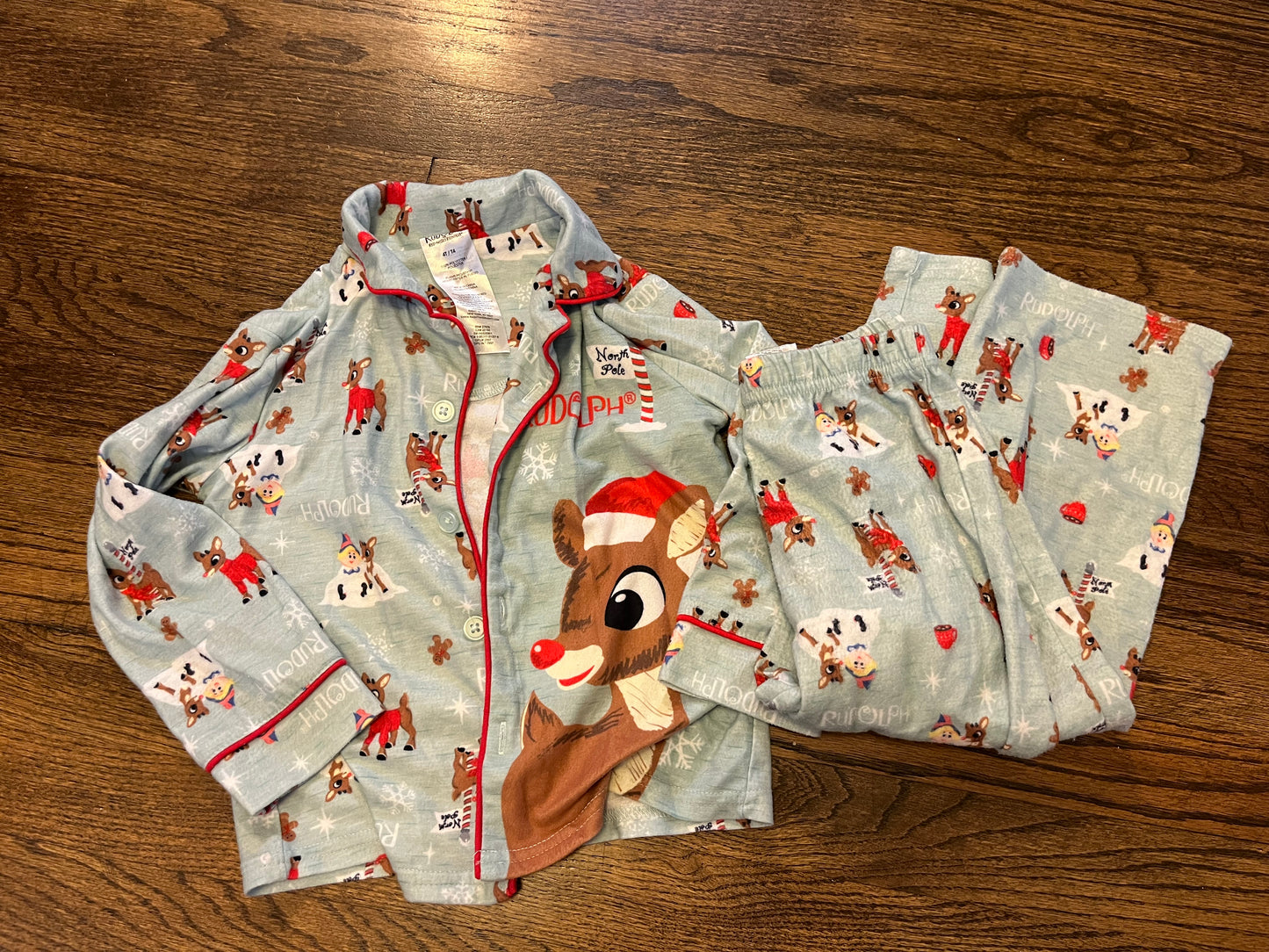 #67 Rudolph Pajamas 4T