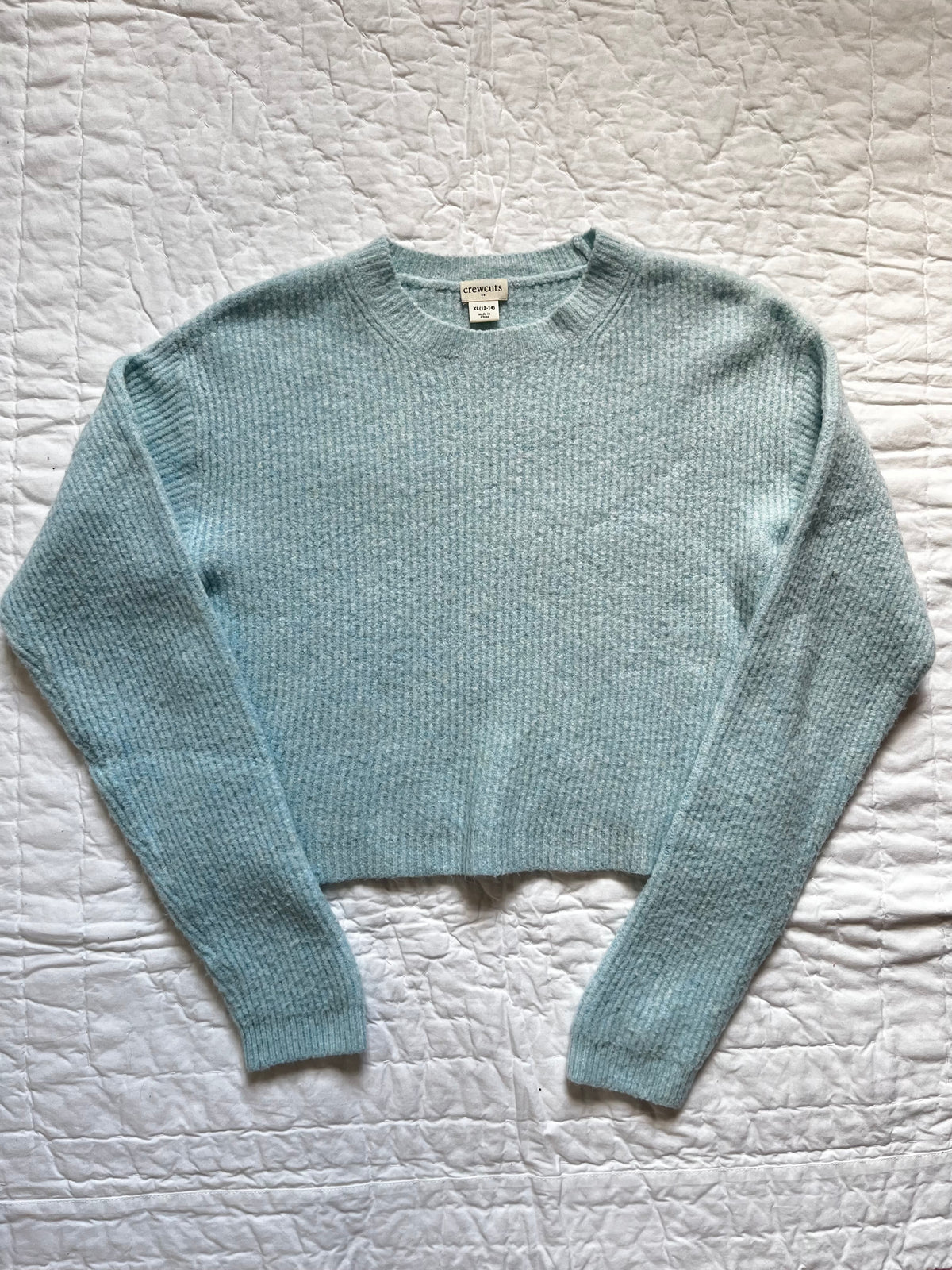 Seller #165 Girls Crewcuts Blue/ Teal Sweater Size XL (12-14)