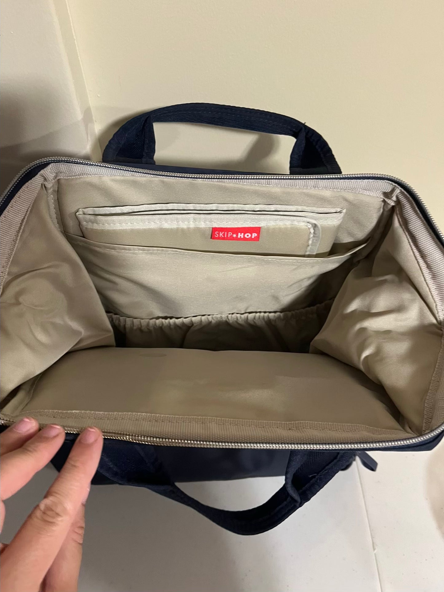 Seller #28 - Navy Skip Hop Diaper Bag - NWOT
