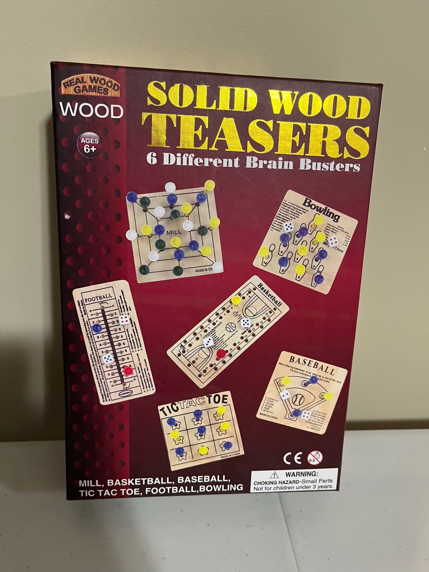 Seller #28 - Wooden Brain Teasers - NWOT