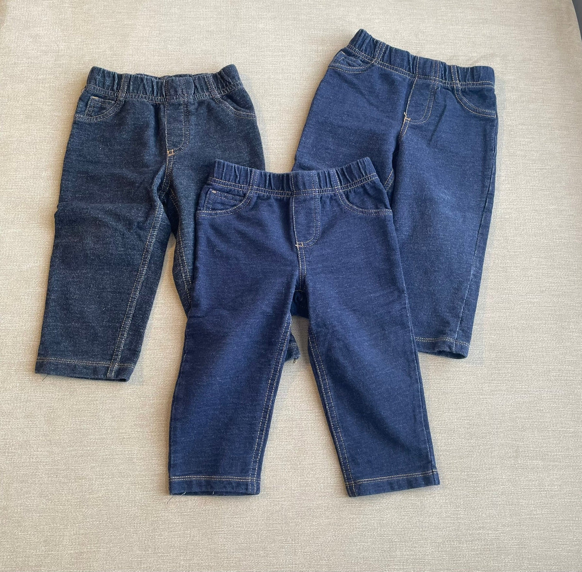Seller #12 | Carter's | Boys Soft and Stretchy Jeans | Elastic Waist | EUC | Size 18 Months