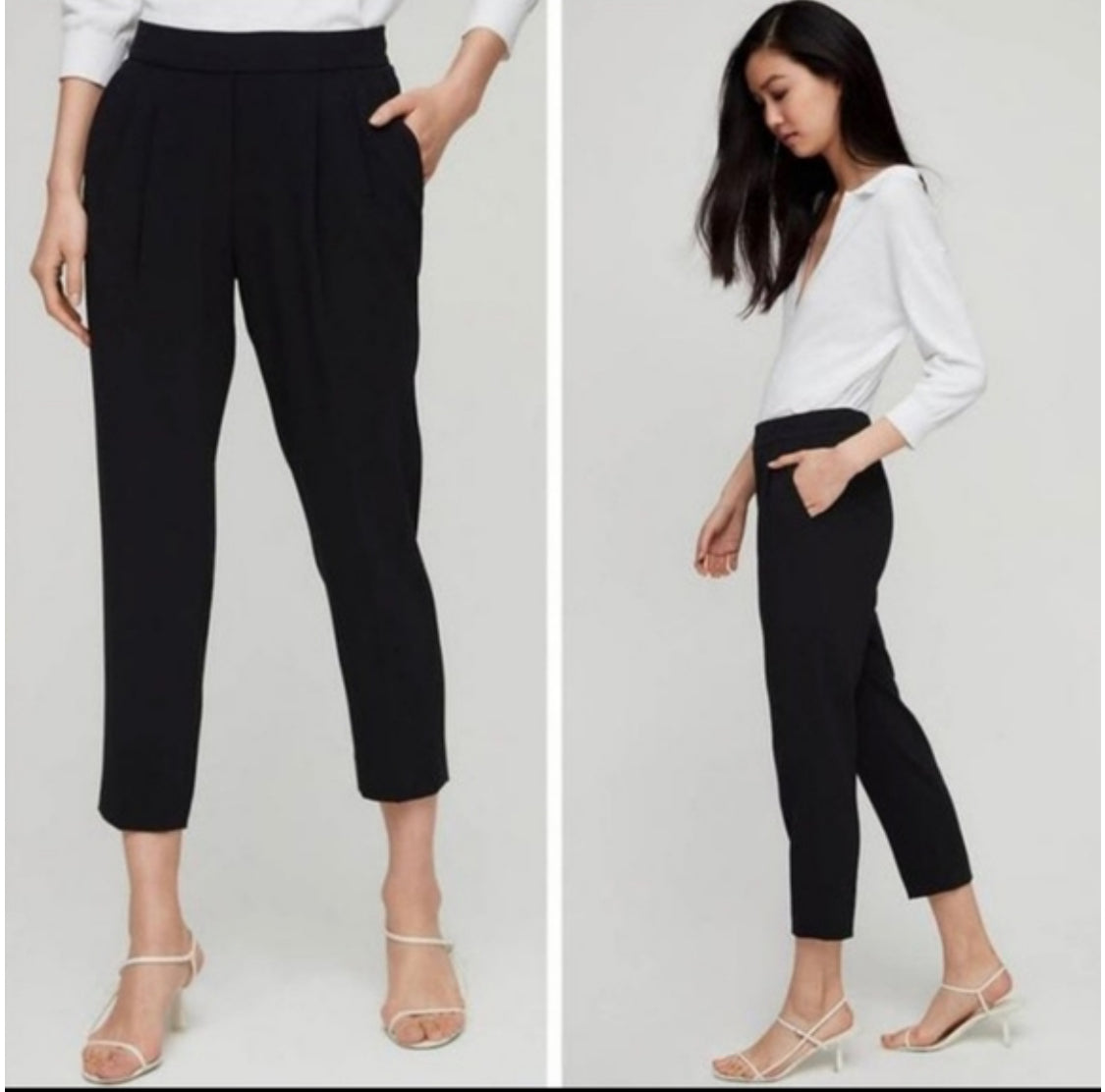 #118 | Size 8 | Aritzia Babaton Women's Black Pleated Pants