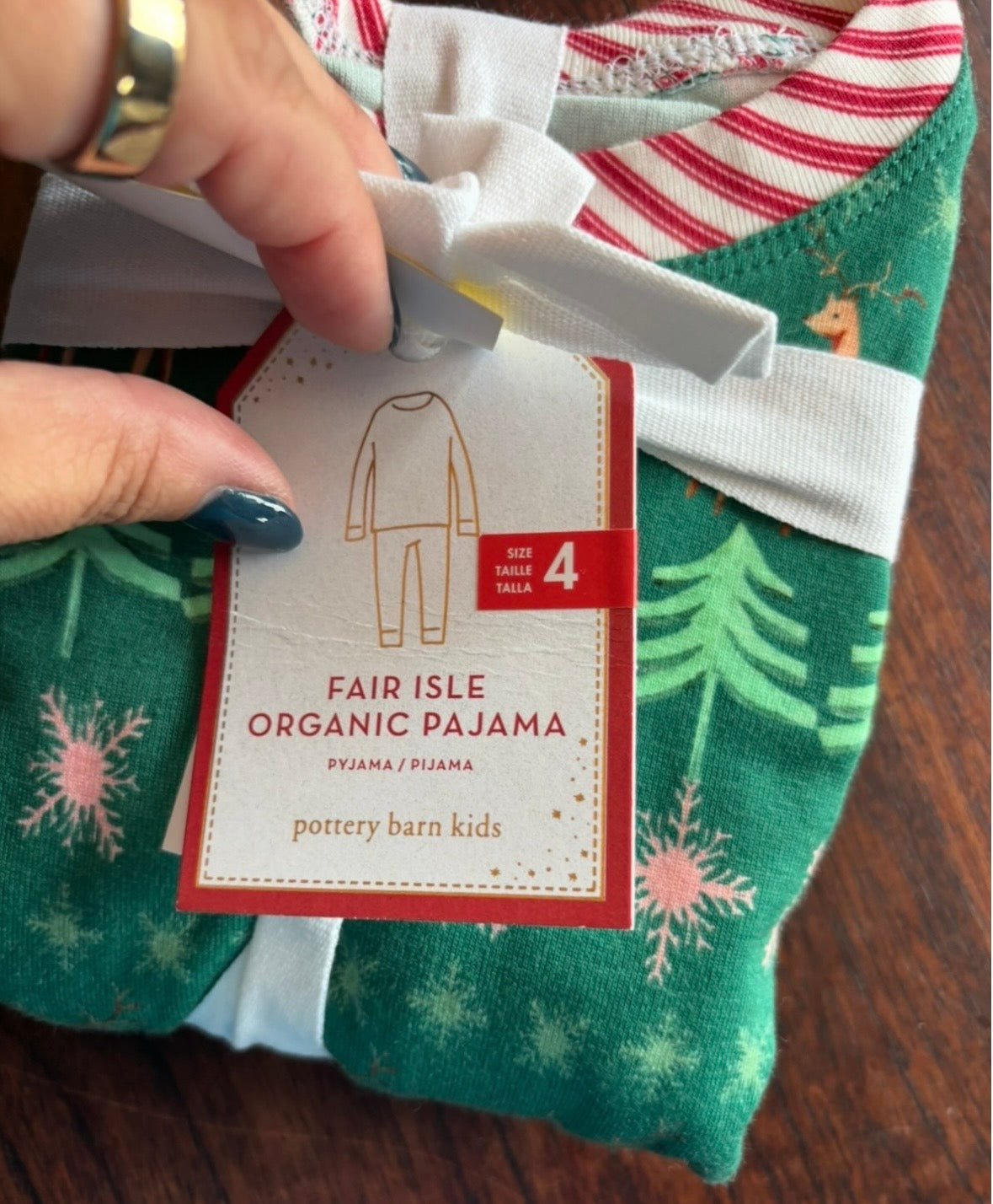 #44 NWT Pottery Barn Jammy set size 4