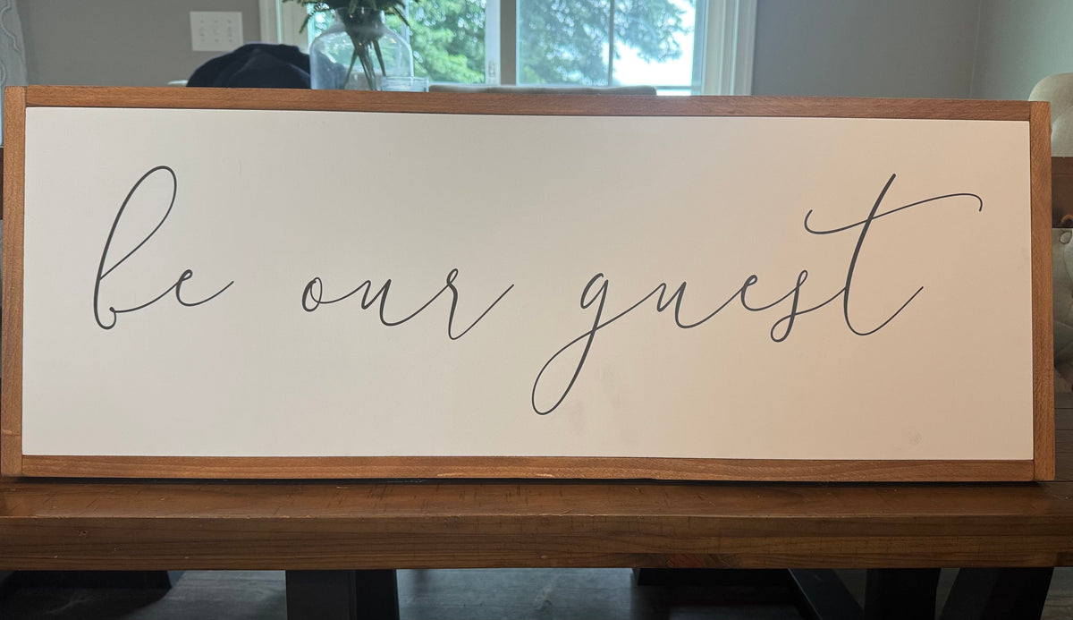 #107 Wooden Home Sign