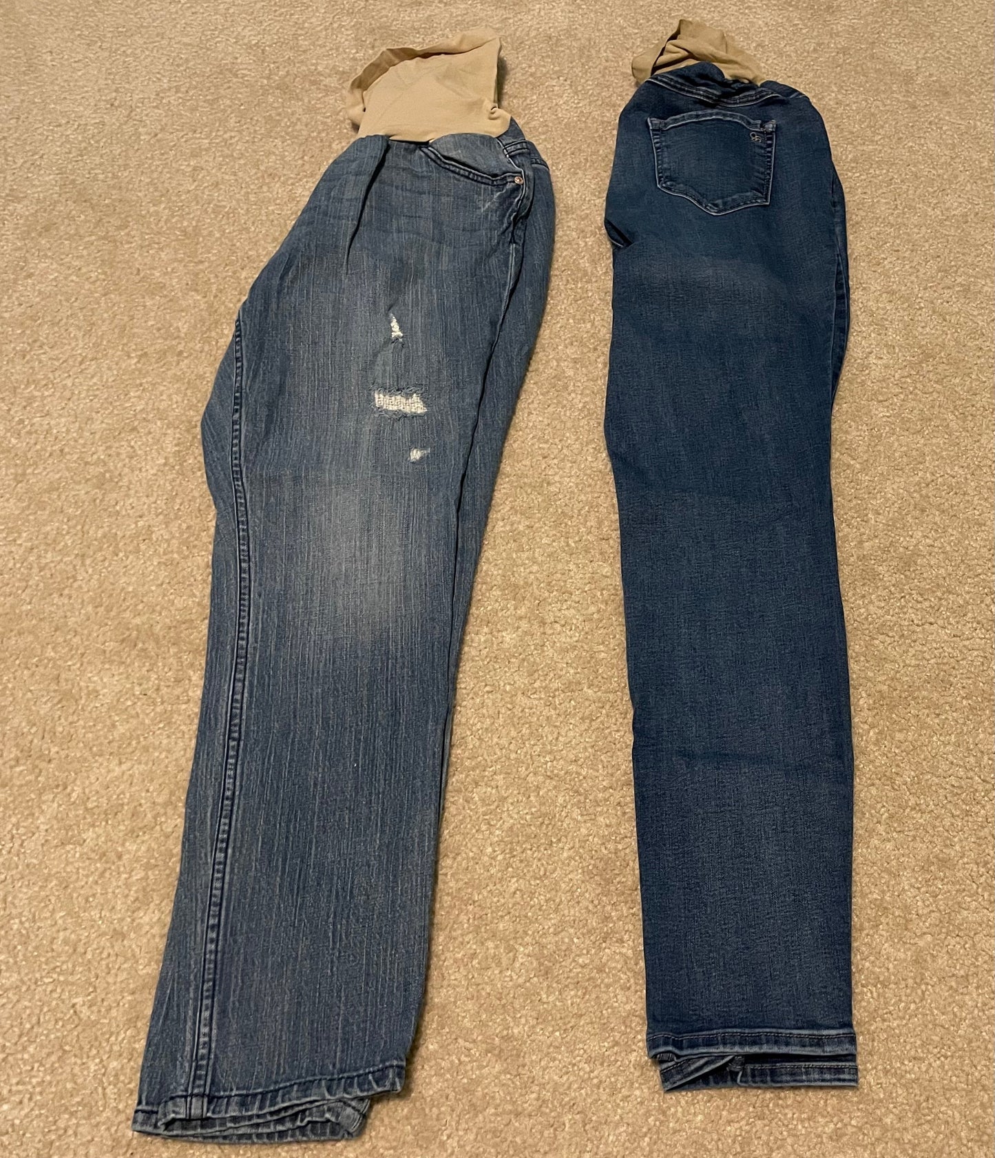 Seller 129- size large Maternity jeans