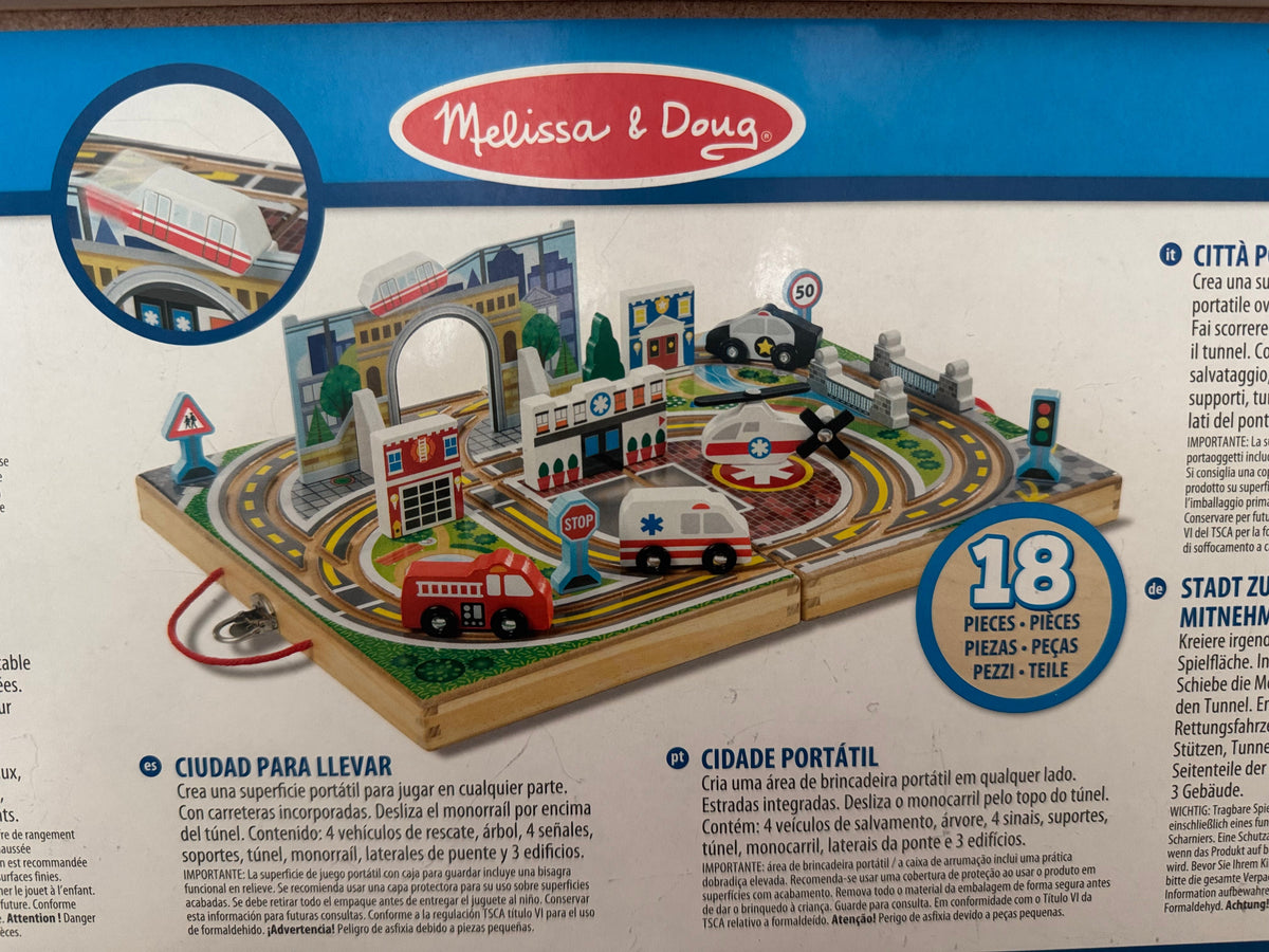 #107 Melissa and Doug Take Along Town