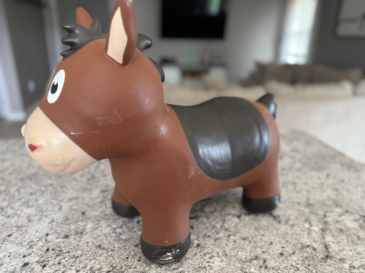 #107 Inflatable Ride on Horse