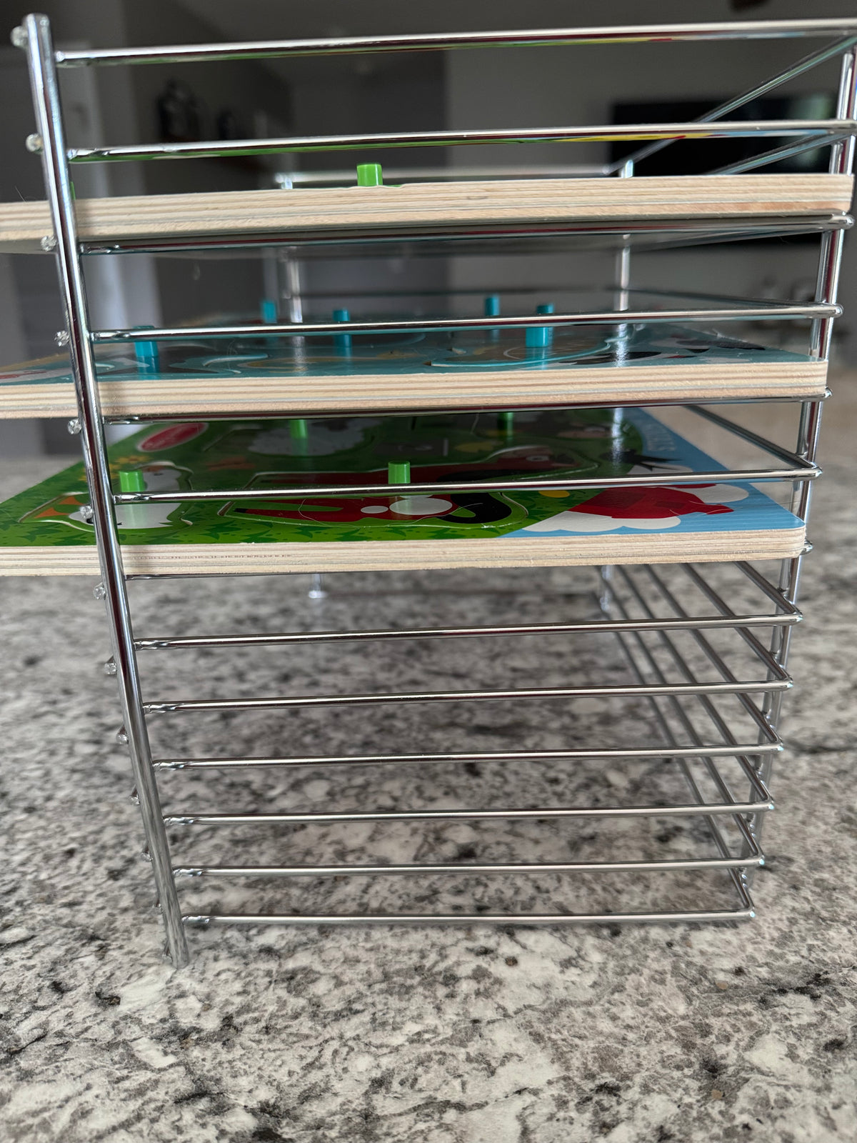 #107 Puzzle Bundle w/ Storage Rack