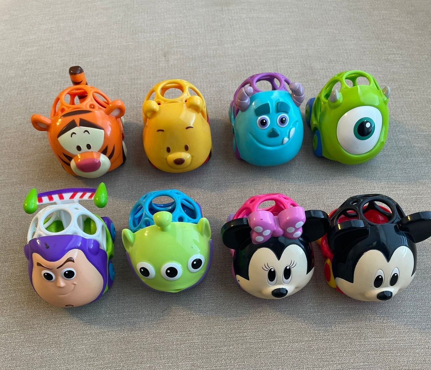 *REDUCED* Seller #12 Disney Bright Starts Oball Go Grippers Character Push Cars