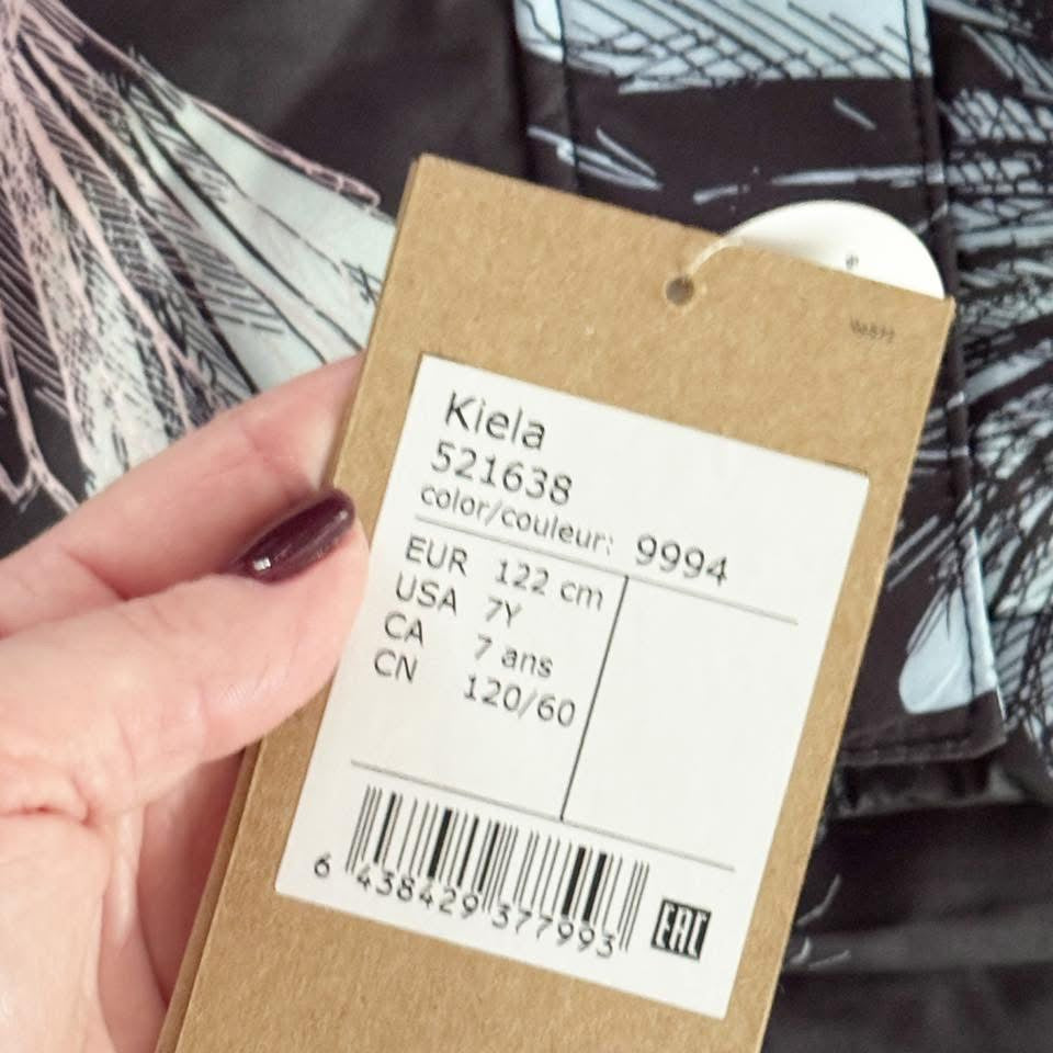 Seller 196- Reima girls jacket size 7 NEW