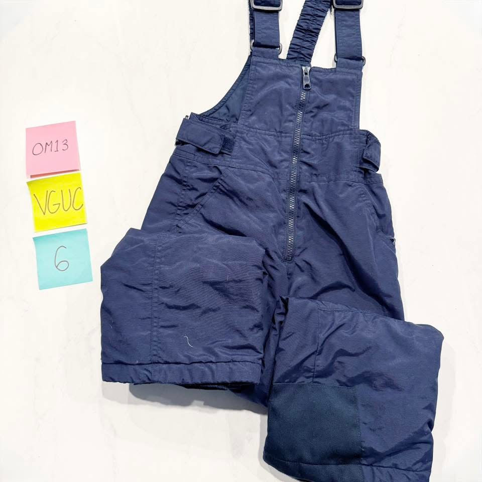 Seller 196- navy snow bibs 6
