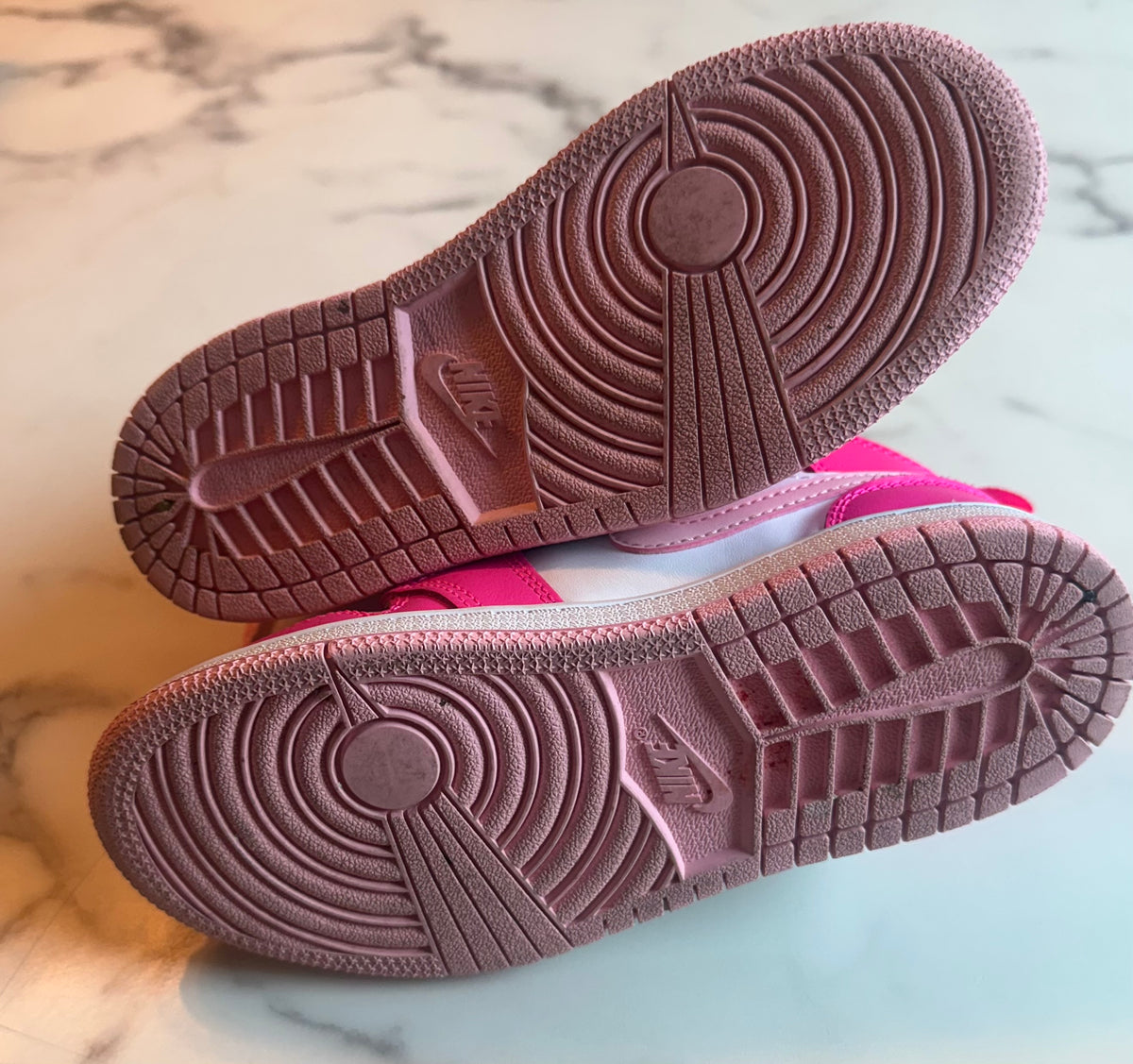 Seller #58 Girls Pink and white Jordans size 13