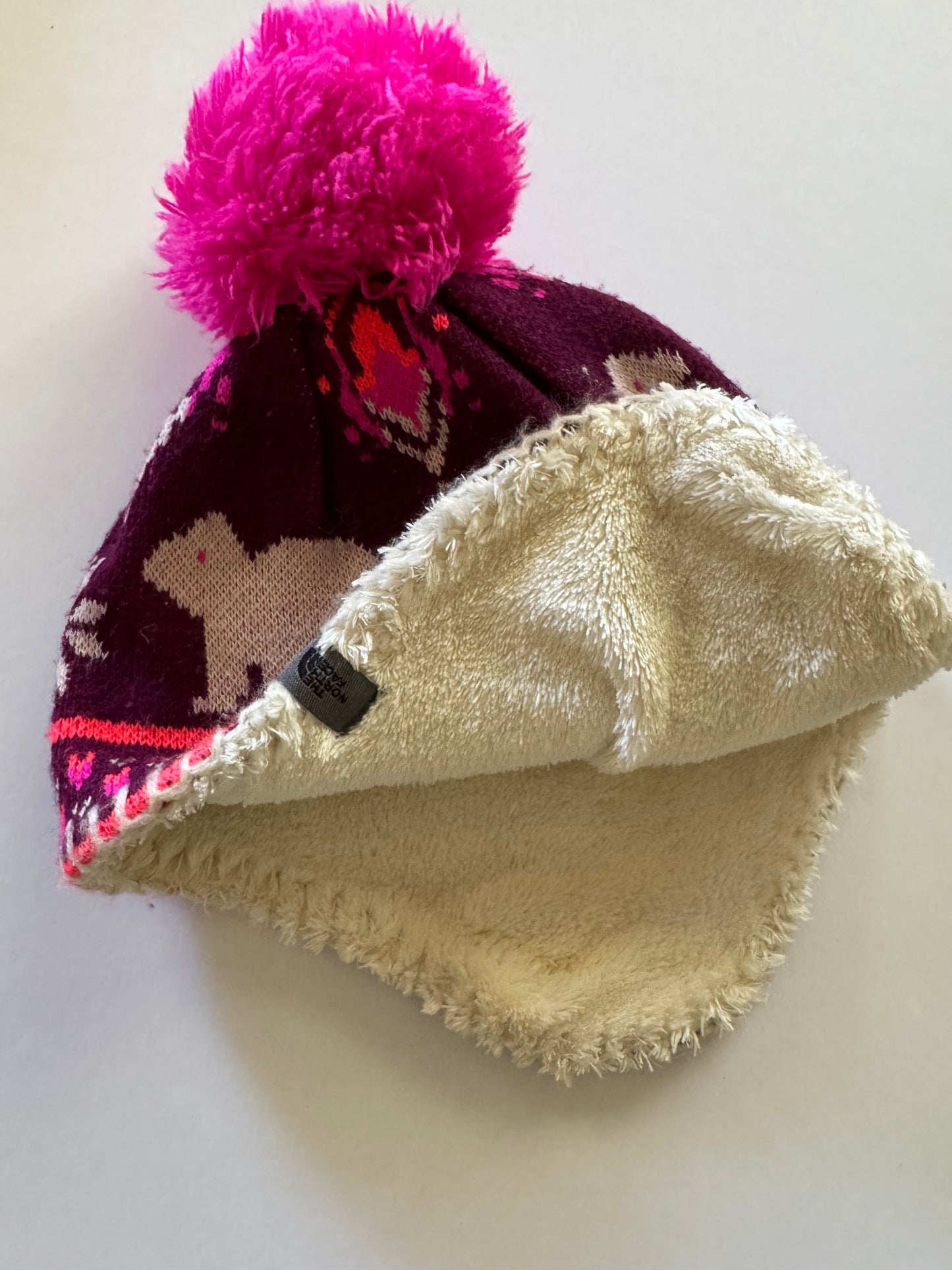 REDUCED #92 winter baby hat lined north face