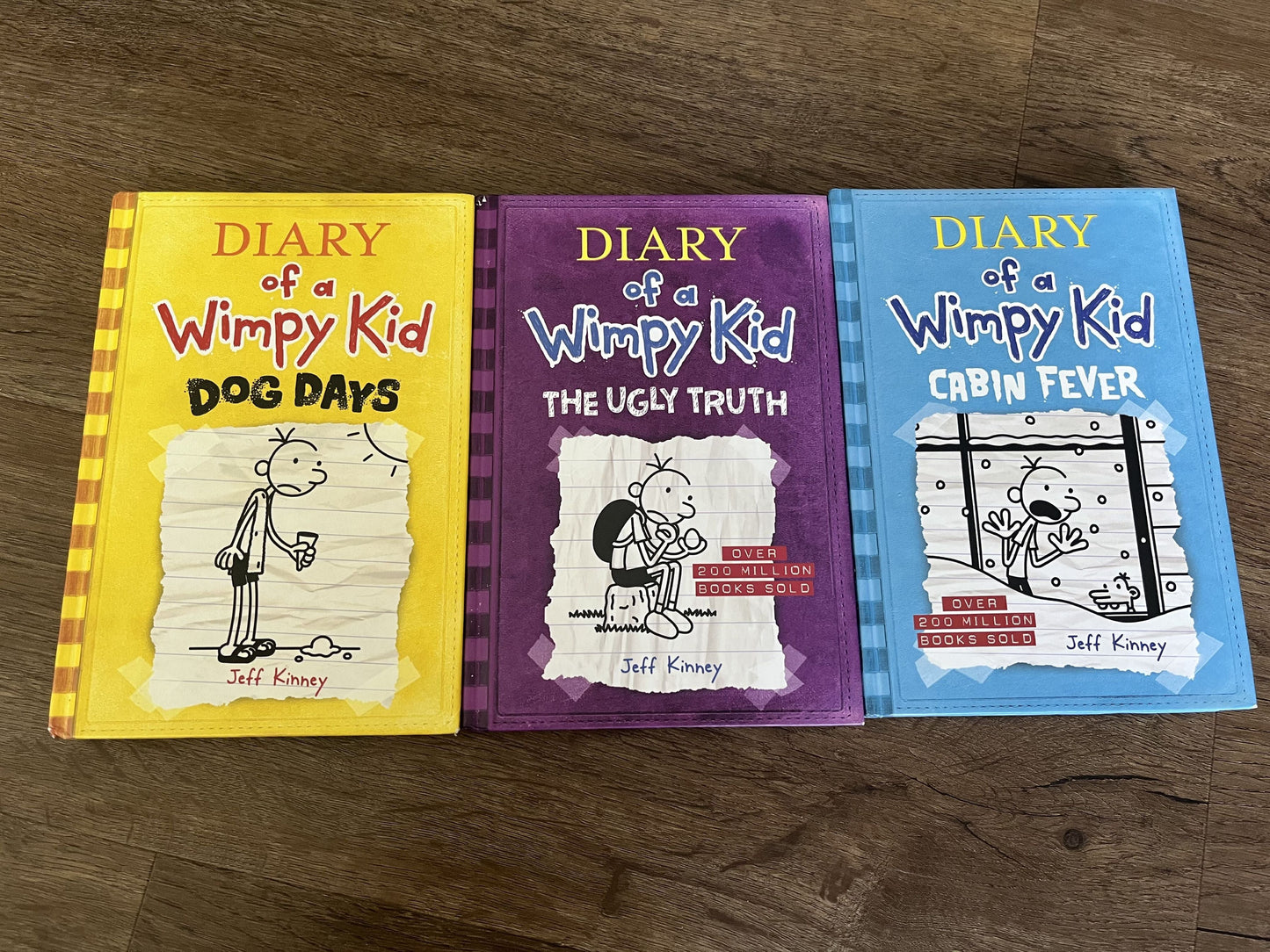 #124 Diary of a Wimpy Kid Books #4, 5 & 6