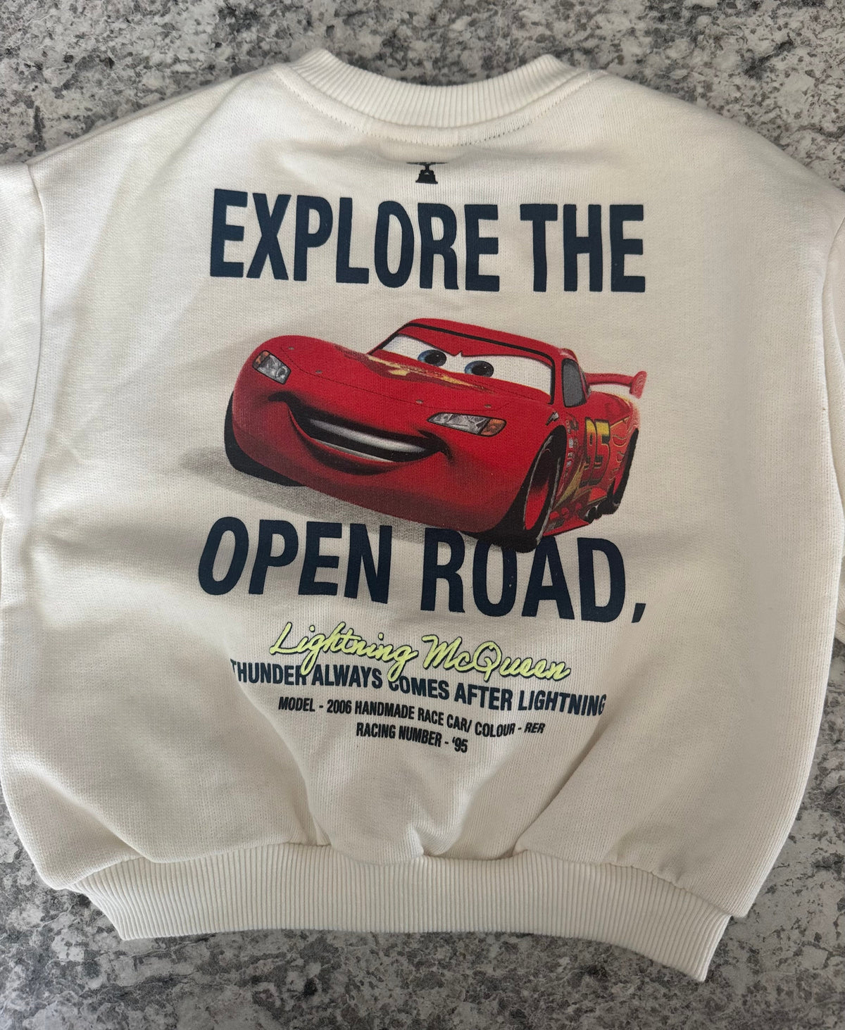 #107 Zara Disney Cars Sweatshirt 2T