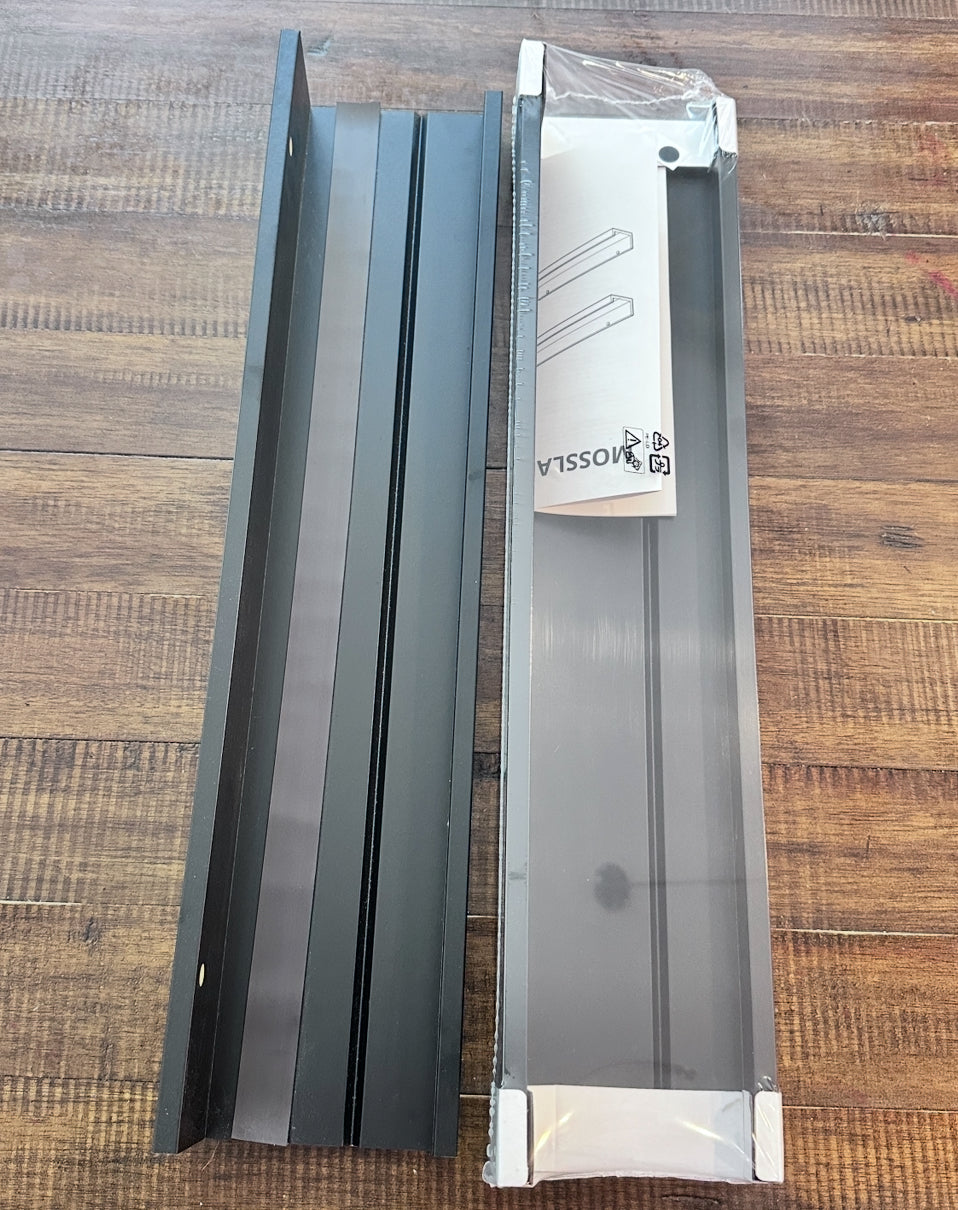Seller #147 |two) Black MOSSLANDA Picture ledge, white, 21 ¾ "