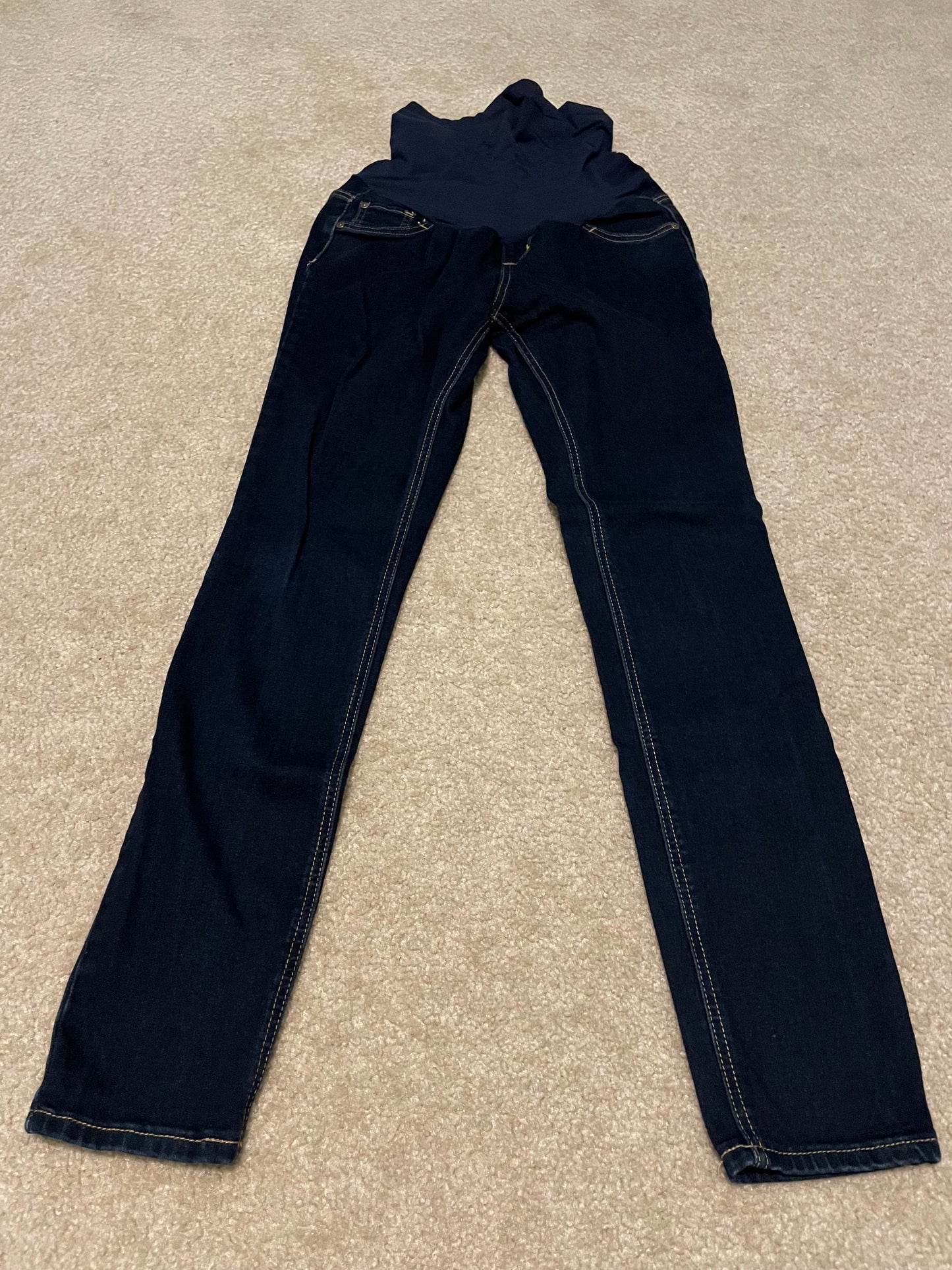 Seller 129- size large maternity jeans
