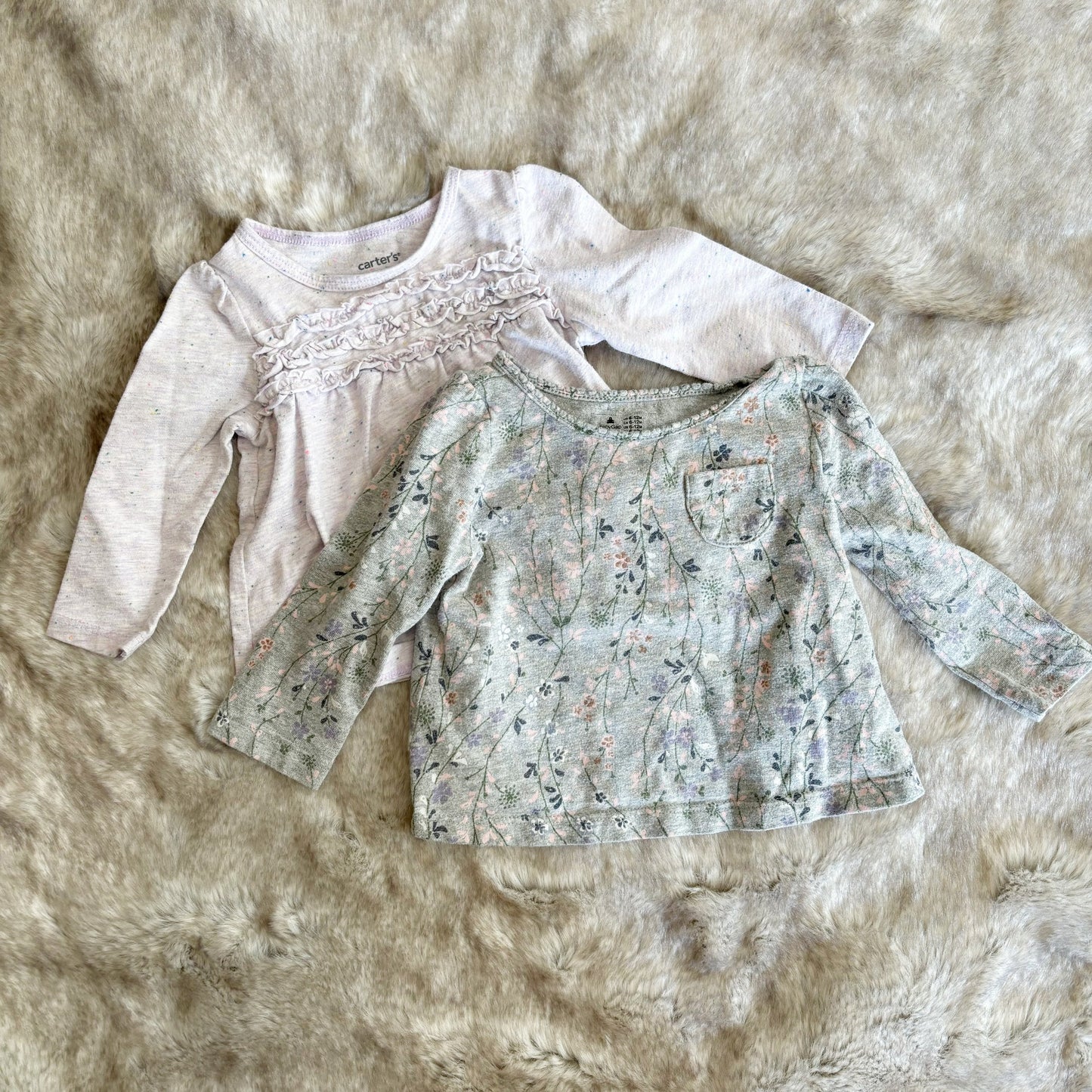 #58 Long Sleeve Girls Shirt Bundle 9 Month