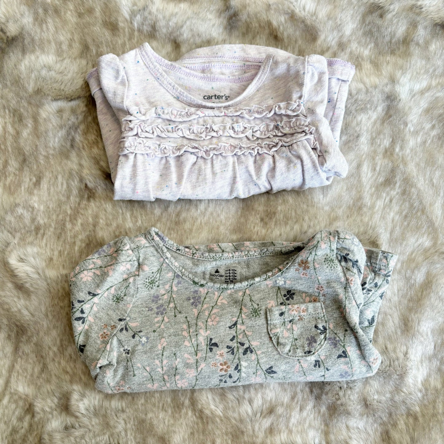 #58 Long Sleeve Girls Shirt Bundle 9 Month