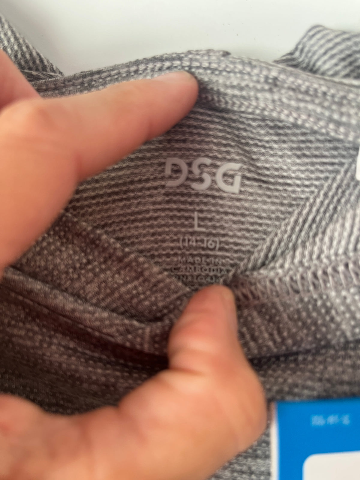 135 Grey Brand: DSG, long sleeve shirt with hood BNWT Size: Large