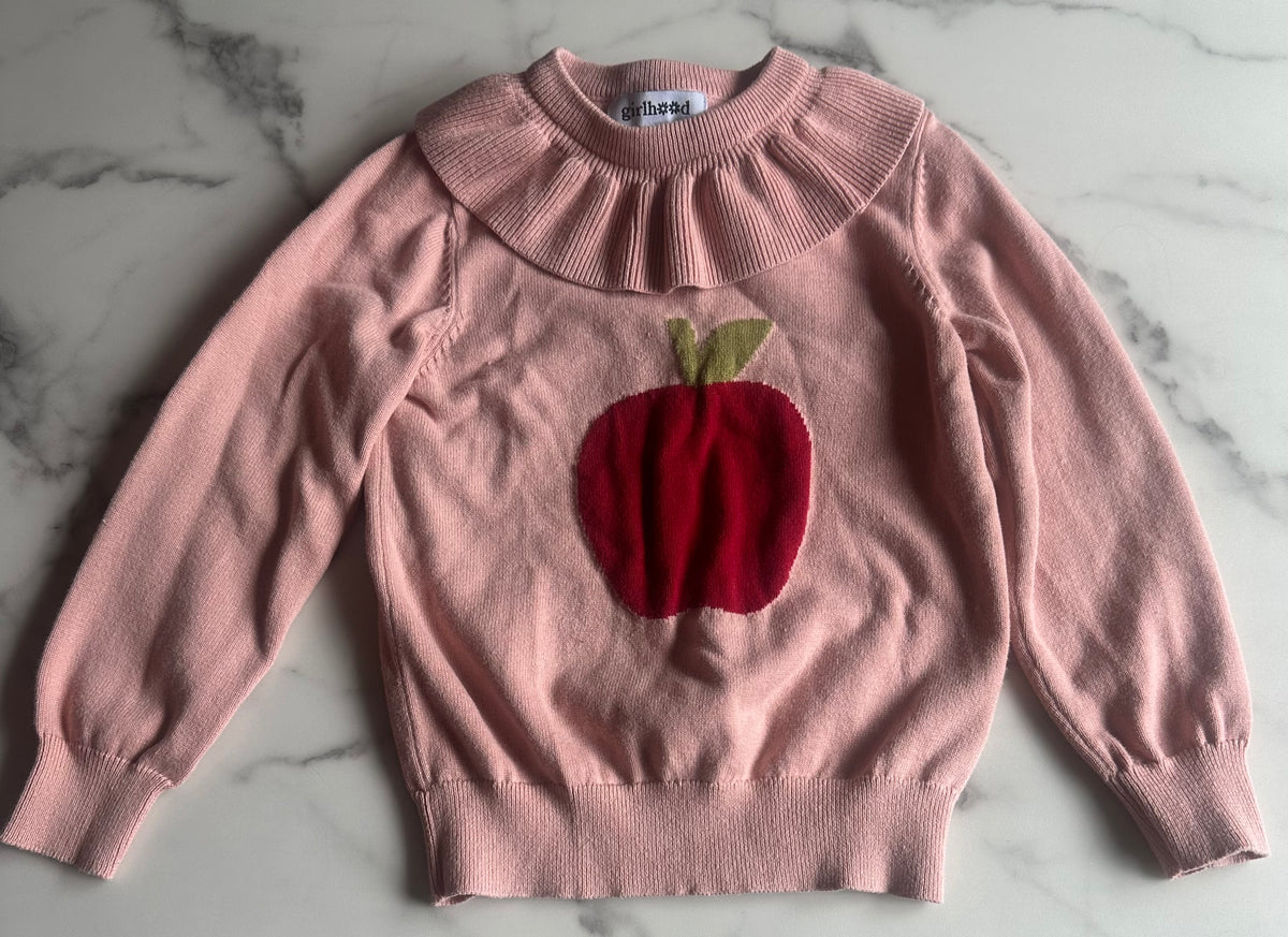 Seller #58 Girls Girlhood Apple sweater 4/5
