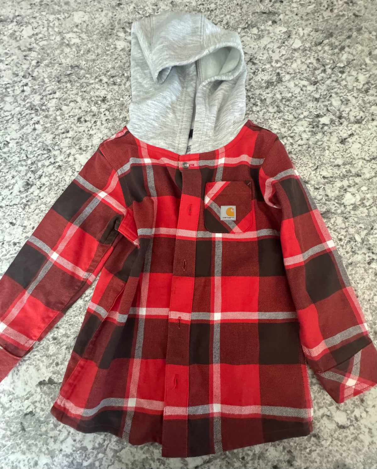 #107 *REDUCED* Carhartt Flannel Jacket 3T