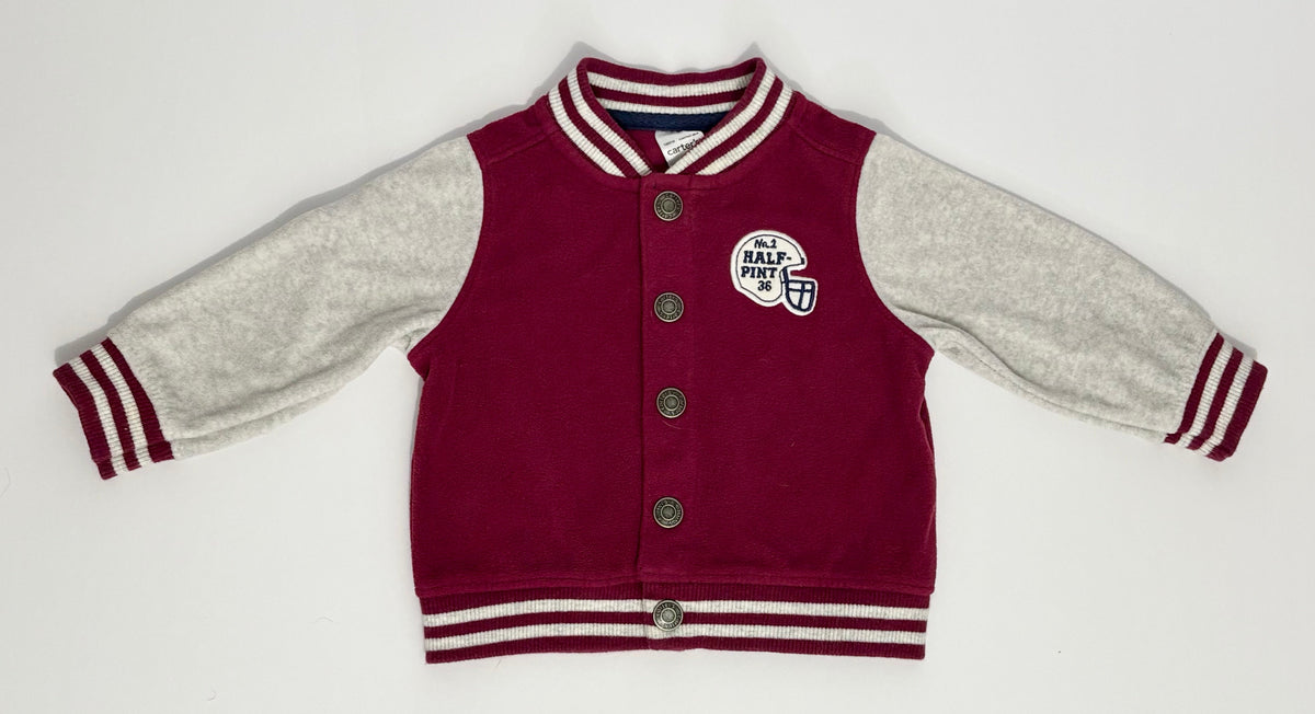 #132 - Carter's: Half Pint Varsity Letter Jacket - Size 6M