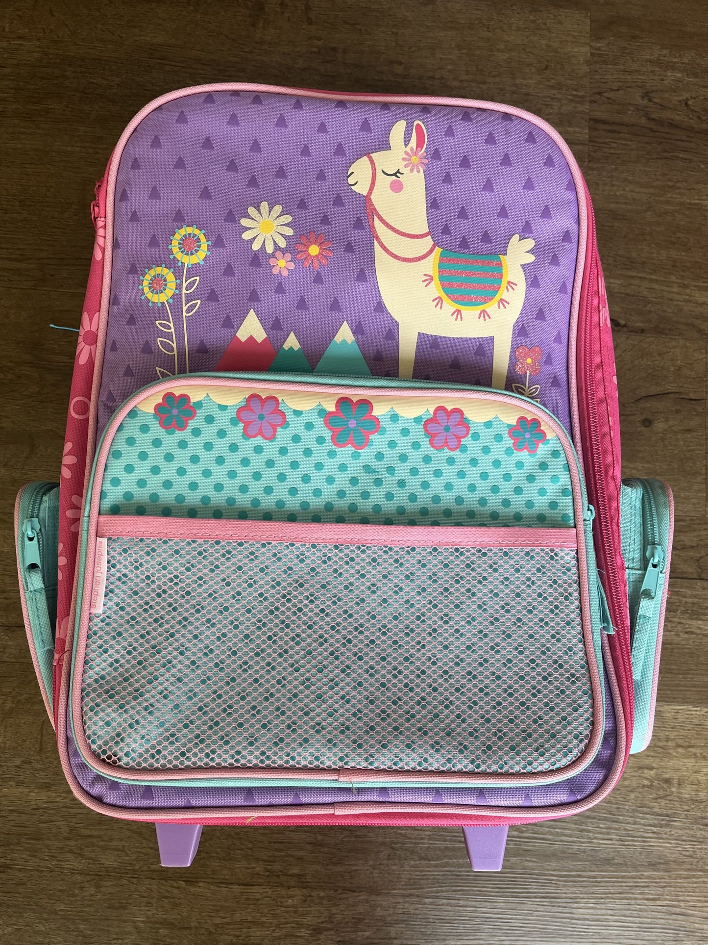 Seller #26 Girl's Llama Suitcase with extendable handle & wheels