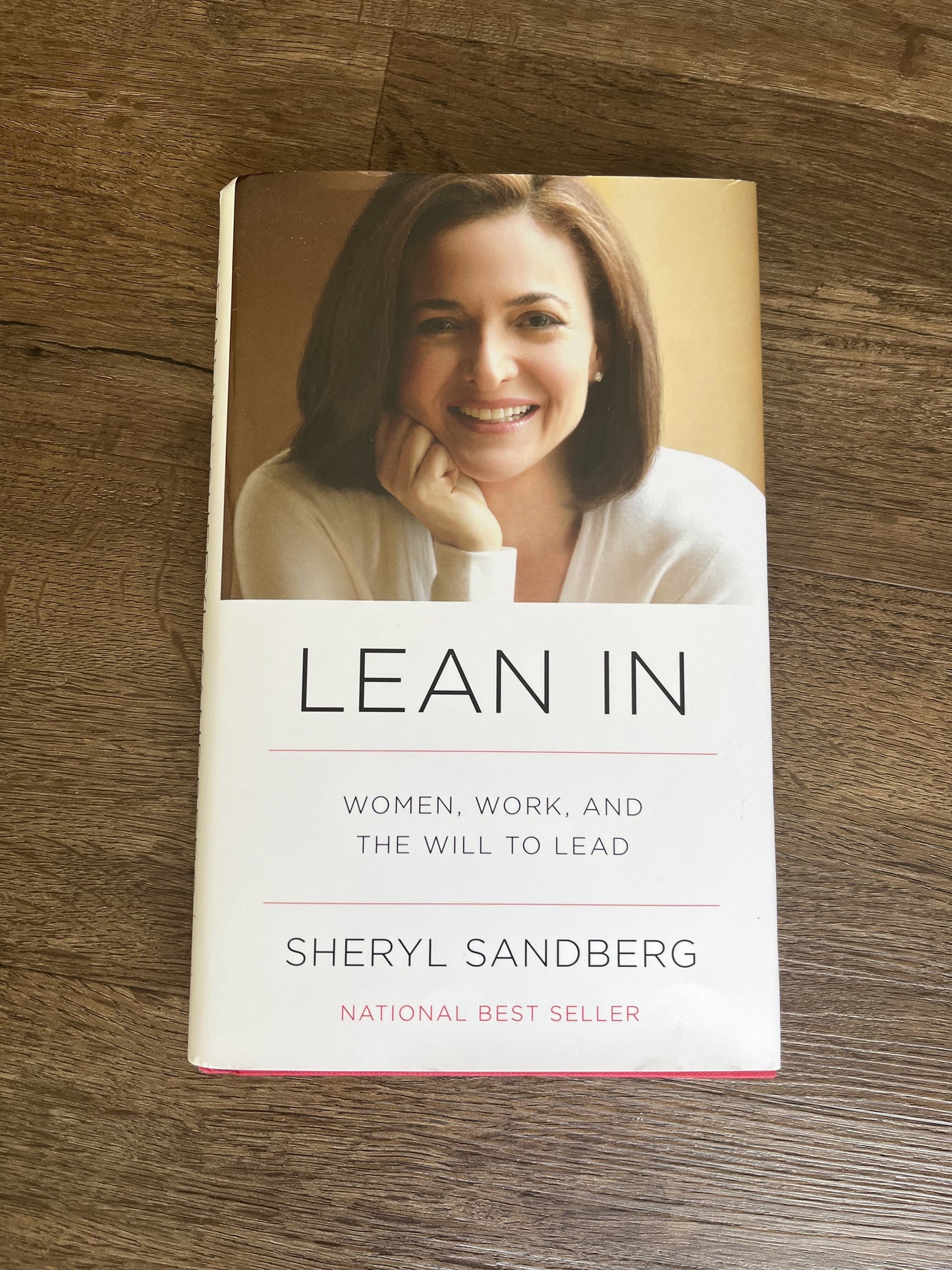 #124 VGUC Lean In by Sheryl Sandberg Hardcover Book