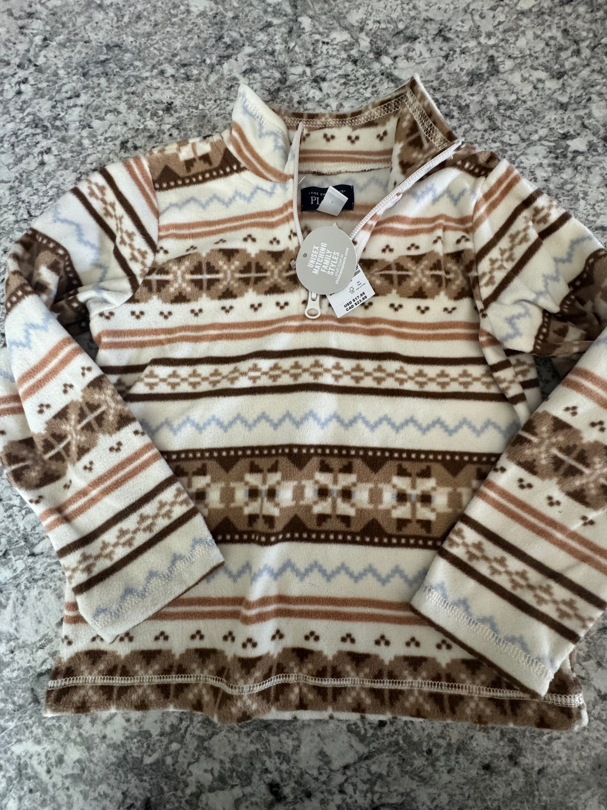 #107 Children’s Place Quarterzip 5T NWT