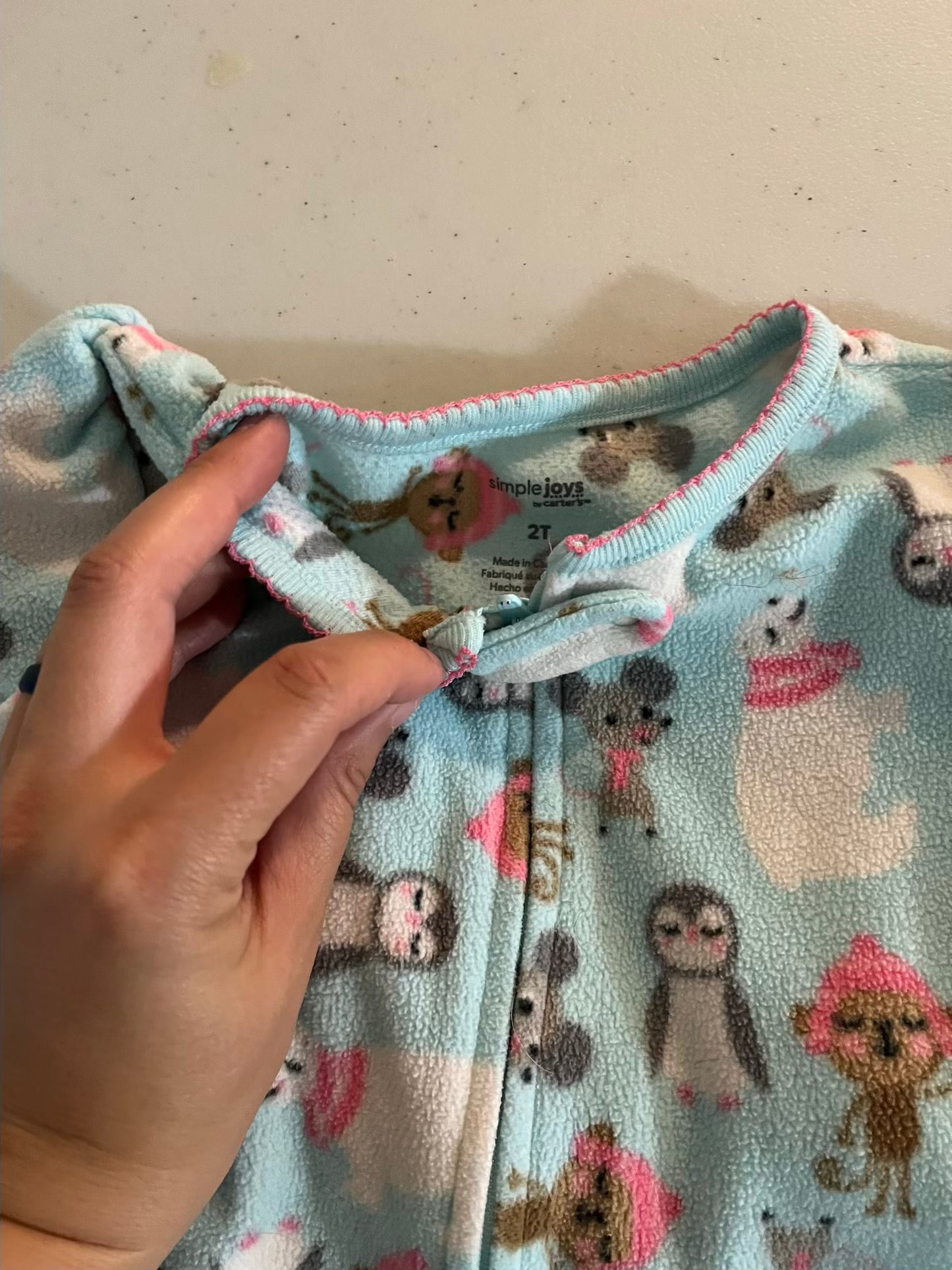 Seller #28 - 2T Simple Joys Sleep N Play - GUC