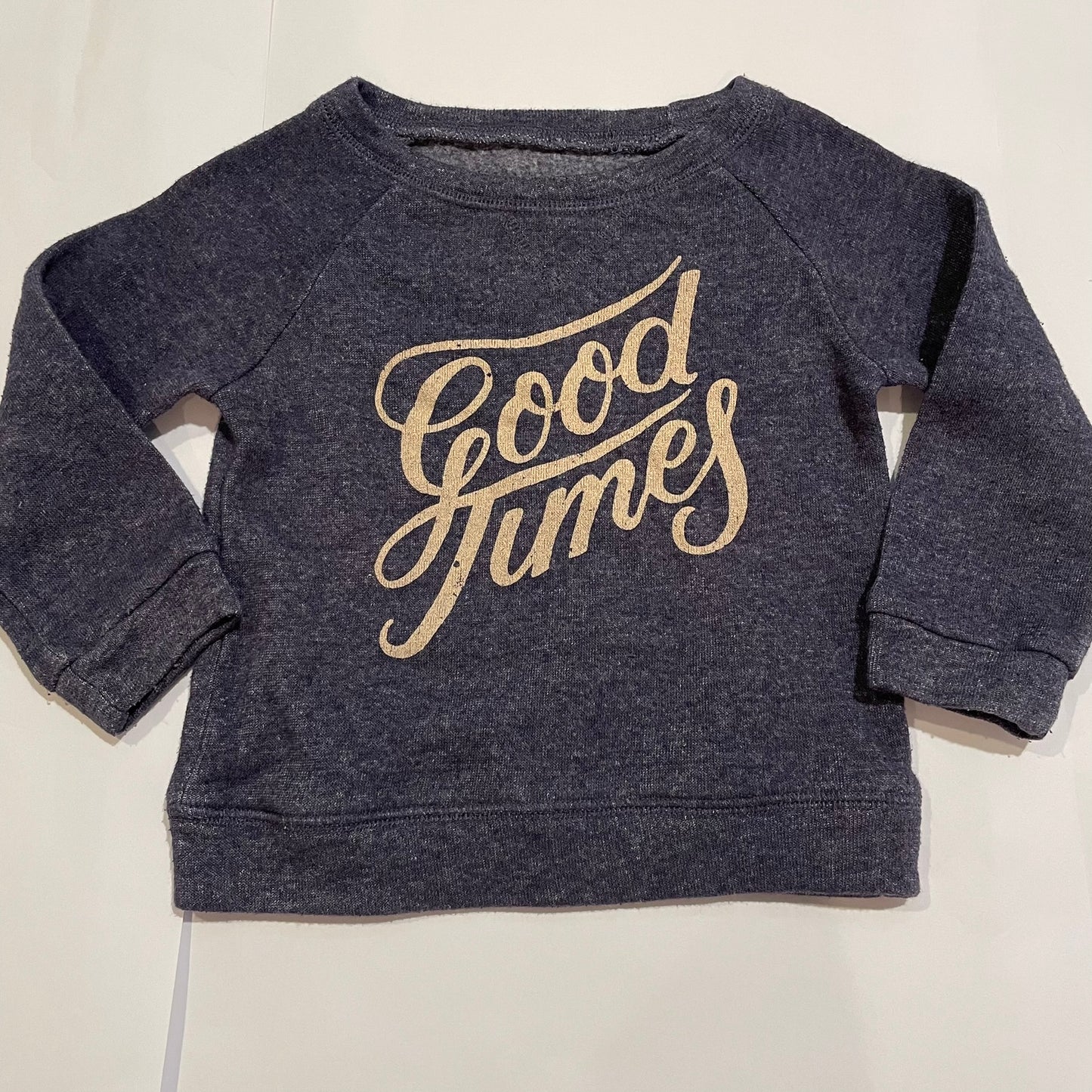 #126 Boys Good Times Sweatshirt 18-24m GUC