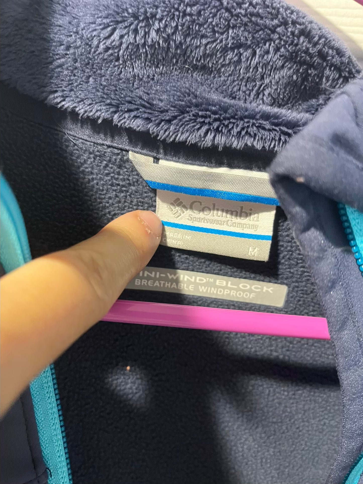 Seller #28 - Women's Columbia Windproof Soft Shell Jacket - Shoal Blue - M - EUC