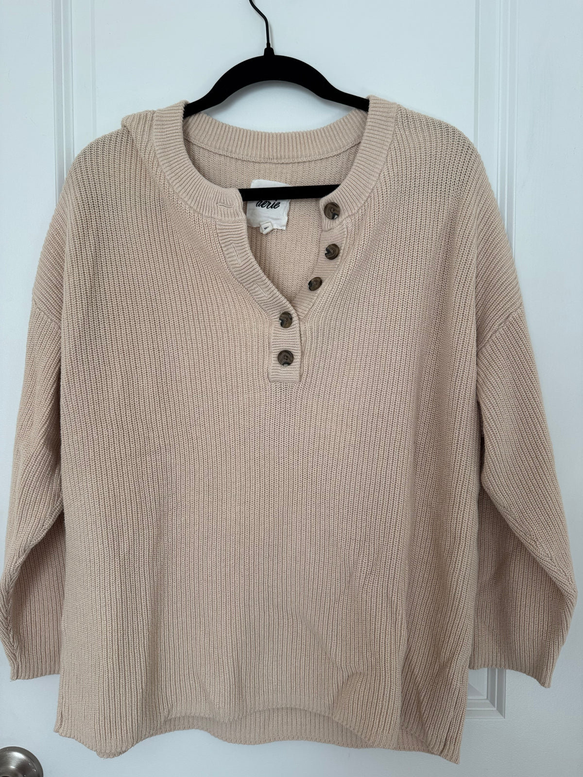 #107 Aerie Waffle Sweater size M