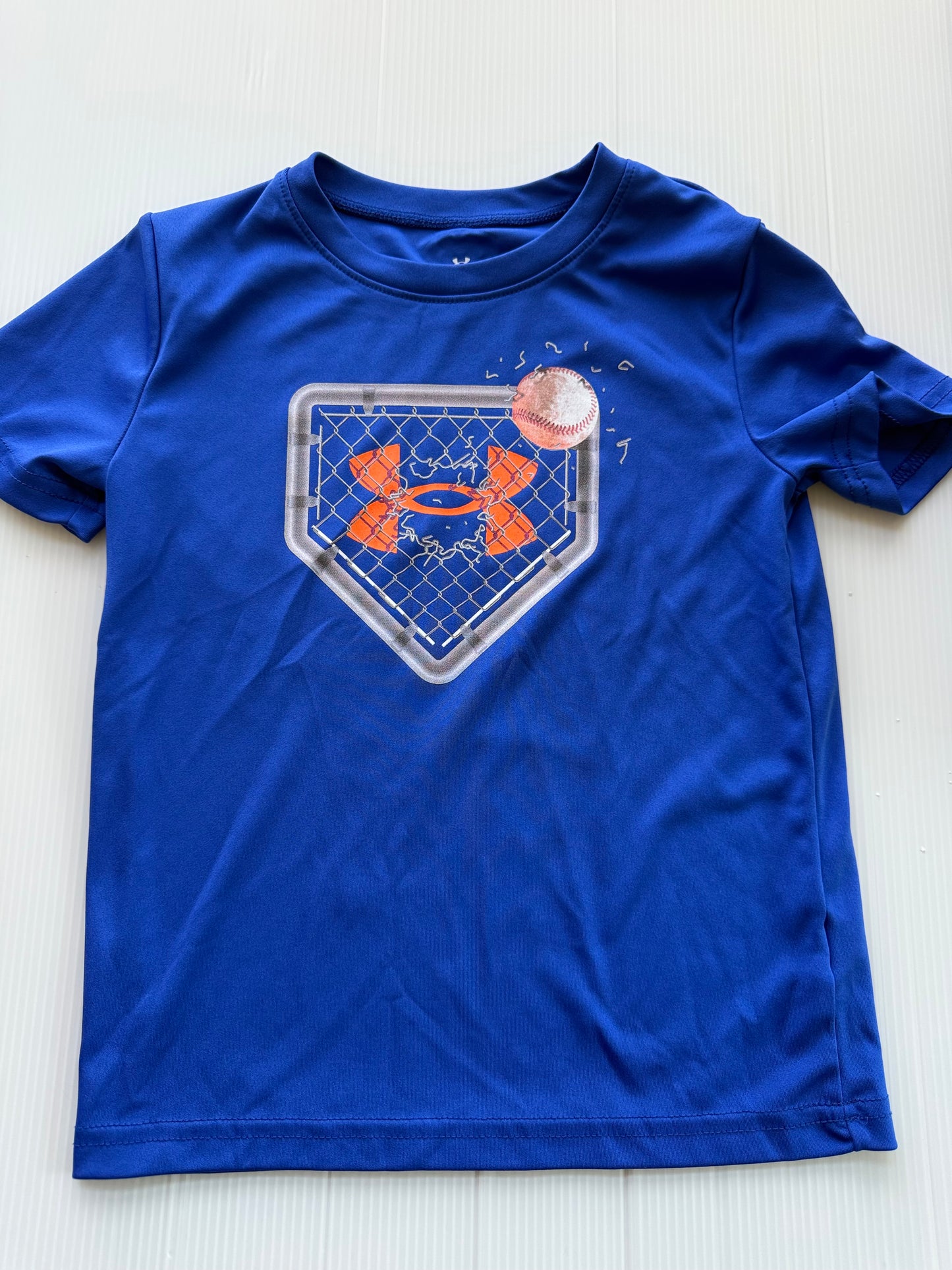 #167 UA Boys Blue Performance Tee - 5