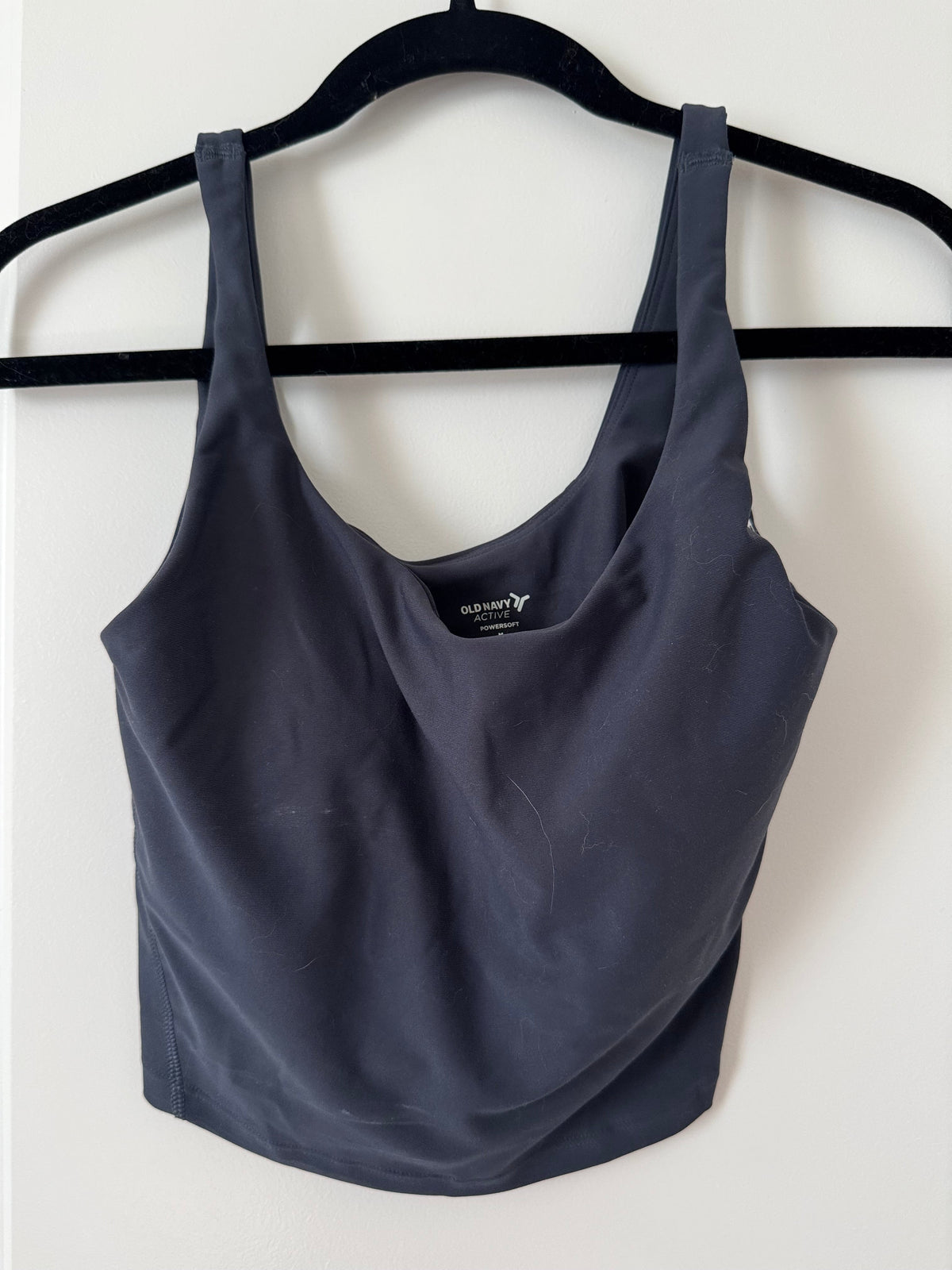 #107 Old Navy Cropped Tank (built in bra) size M
