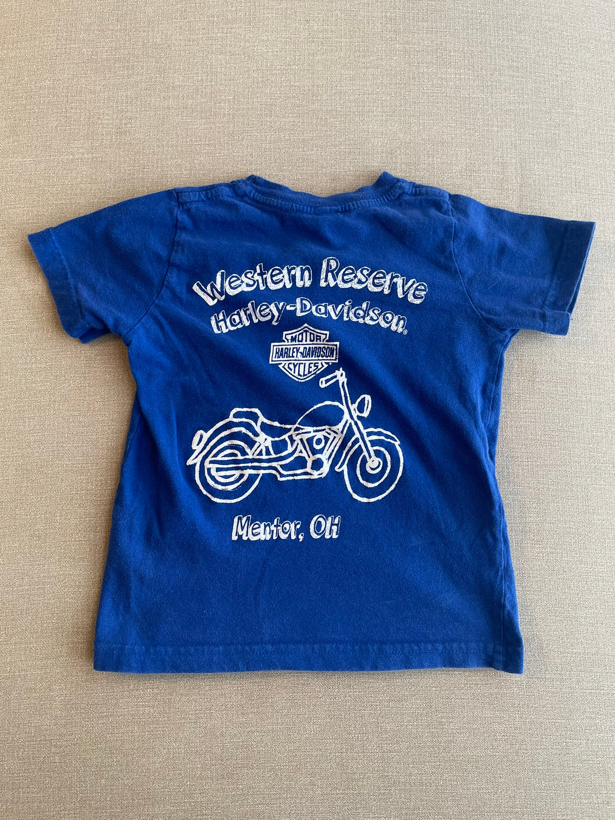 Seller #12 | Harley Davidson Blue Tshirt | EUC | Size 2