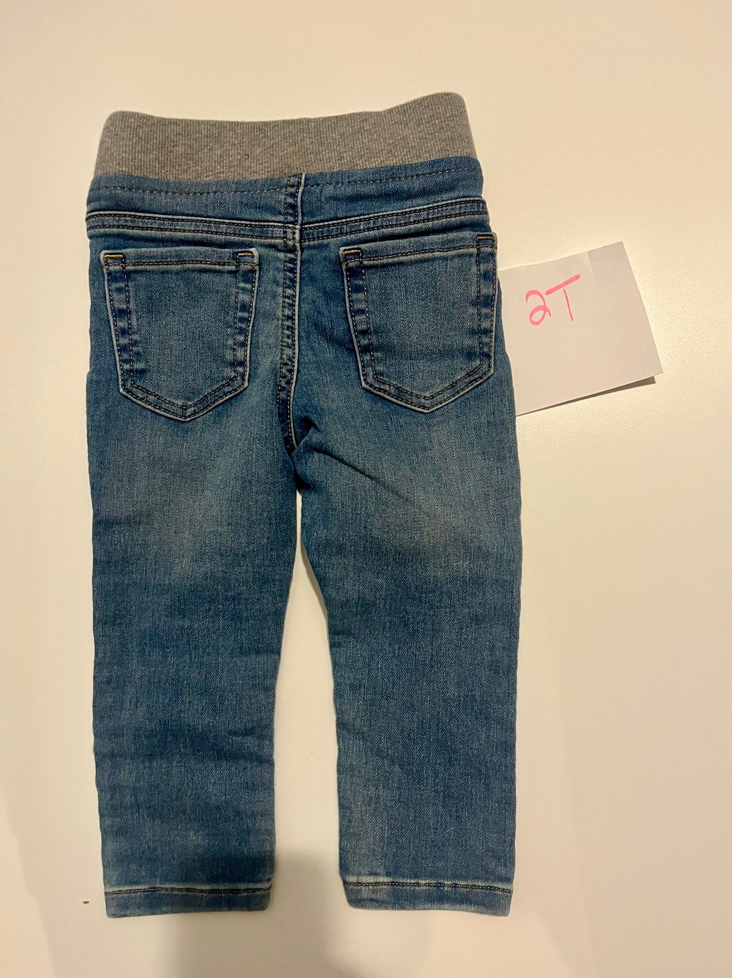 #32 2T Cat & Jack jeans with cotton waistband