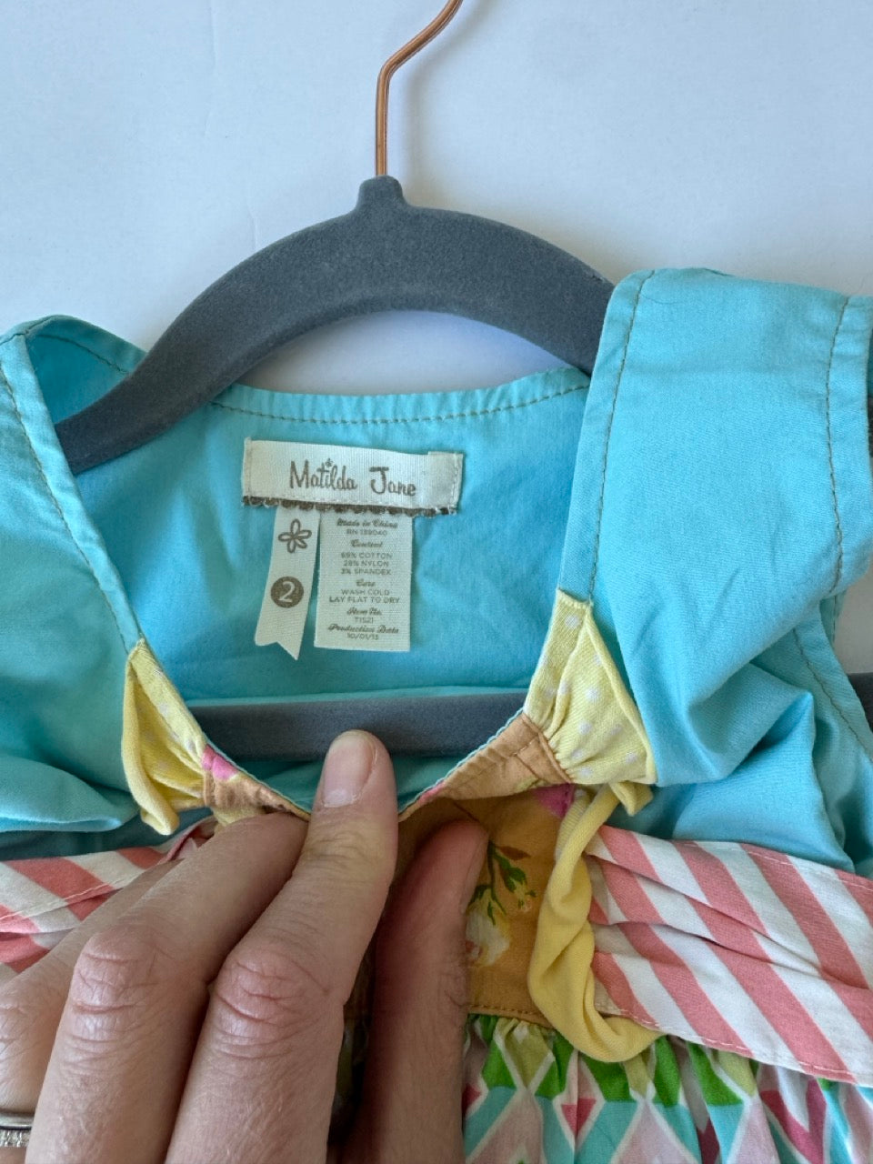 #190 REDUCED Matilda Jane: 2T Apple Harvest Dress